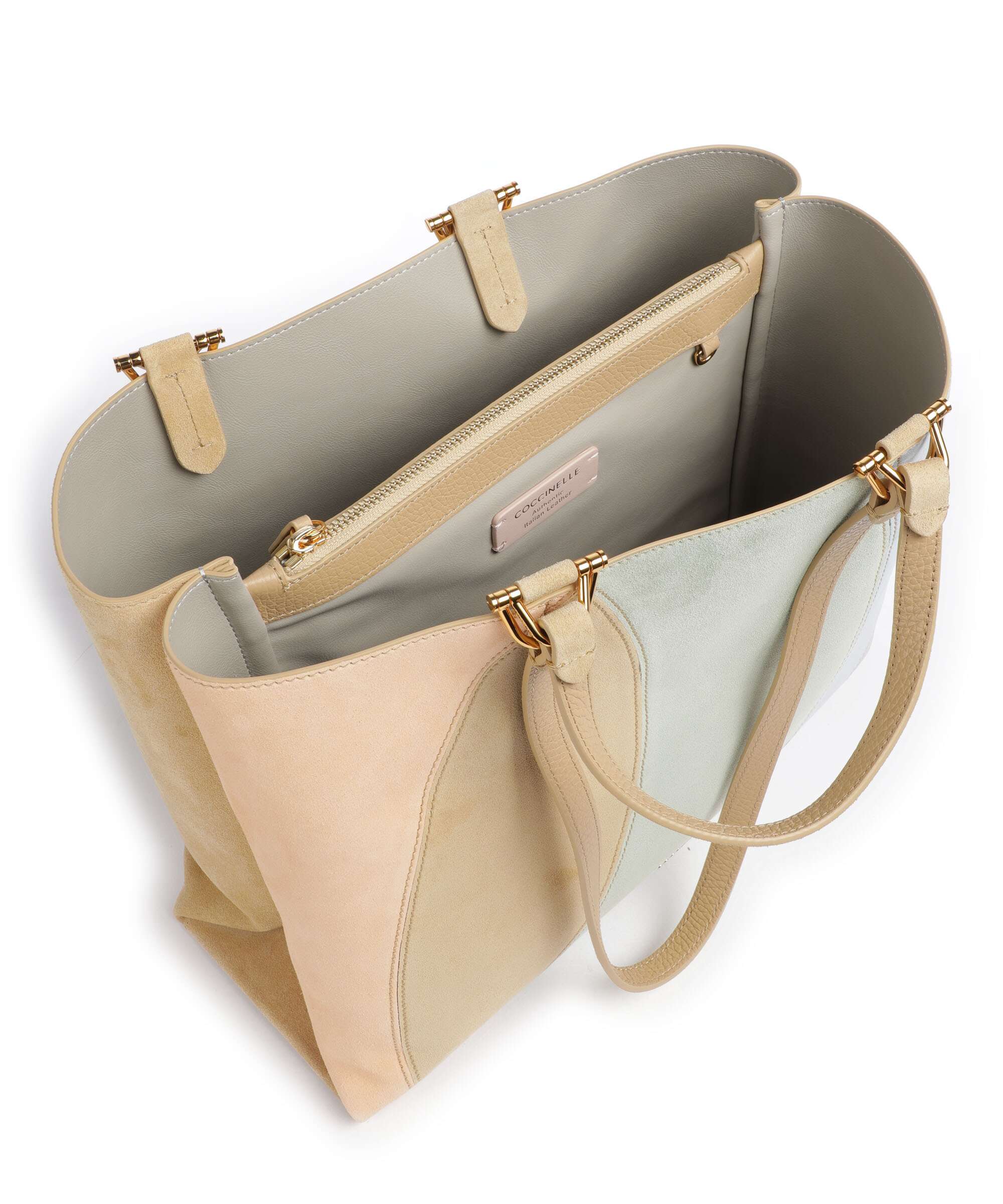 Coccinelle Hop On Suede Cabas multicolour/sun - Image 6