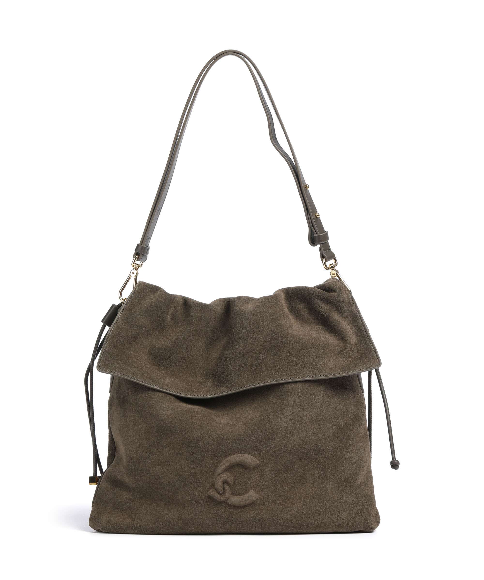 Coccinelle Lidia Suede Sac fourre-tout fango