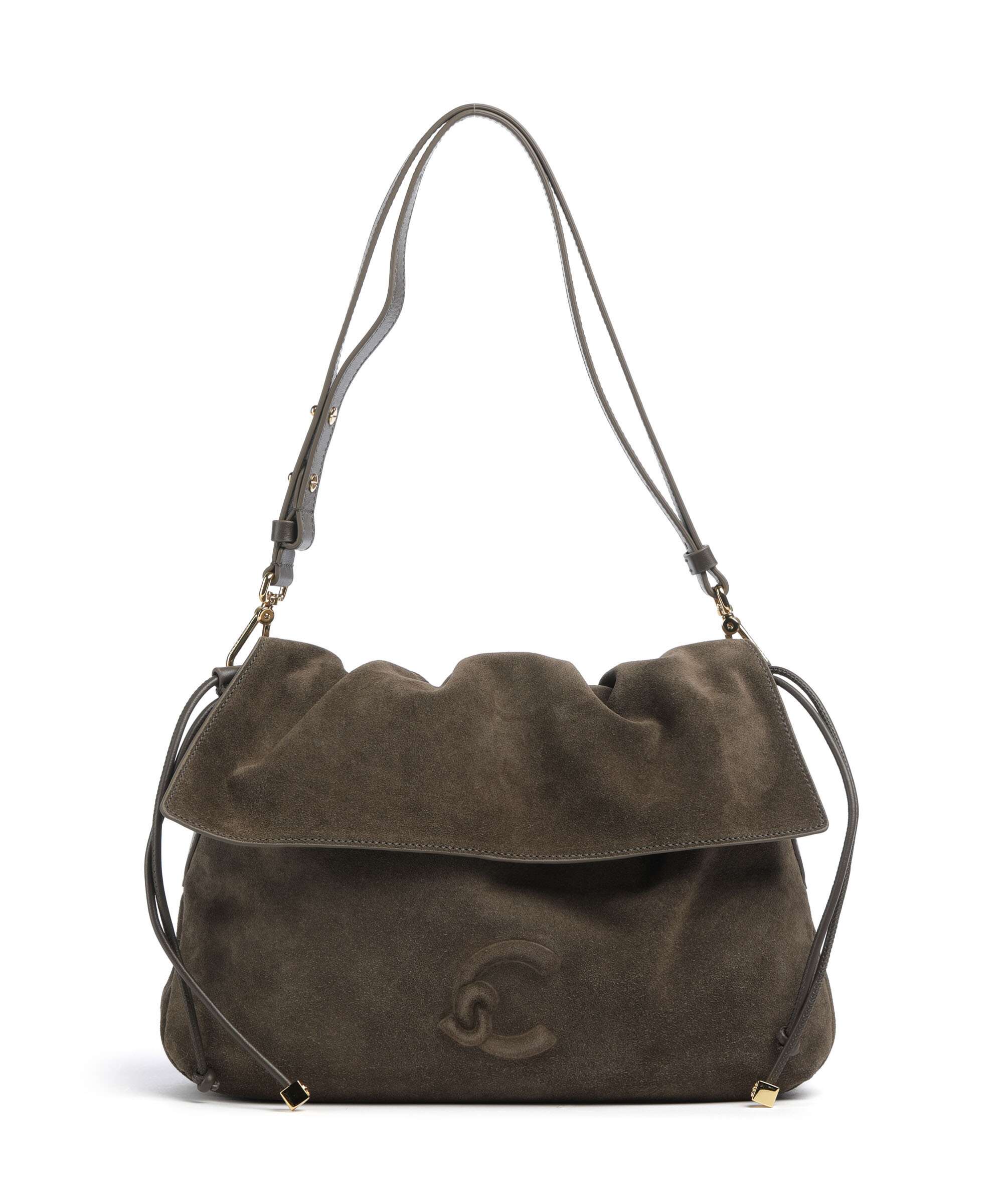 Coccinelle Lidia Suede Sac fourre-tout fango