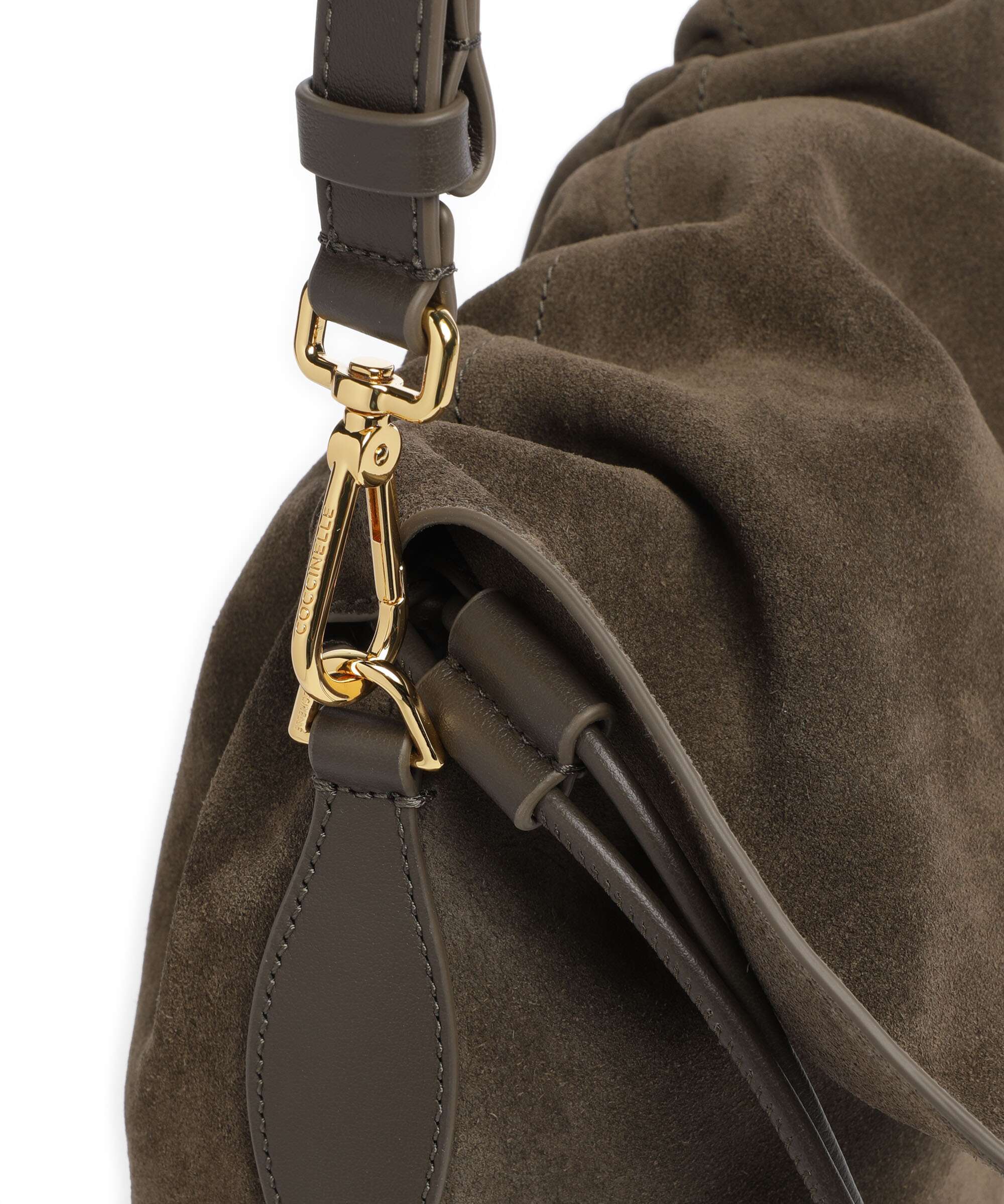 Coccinelle Lidia Suede Sac fourre-tout fango - Image 4