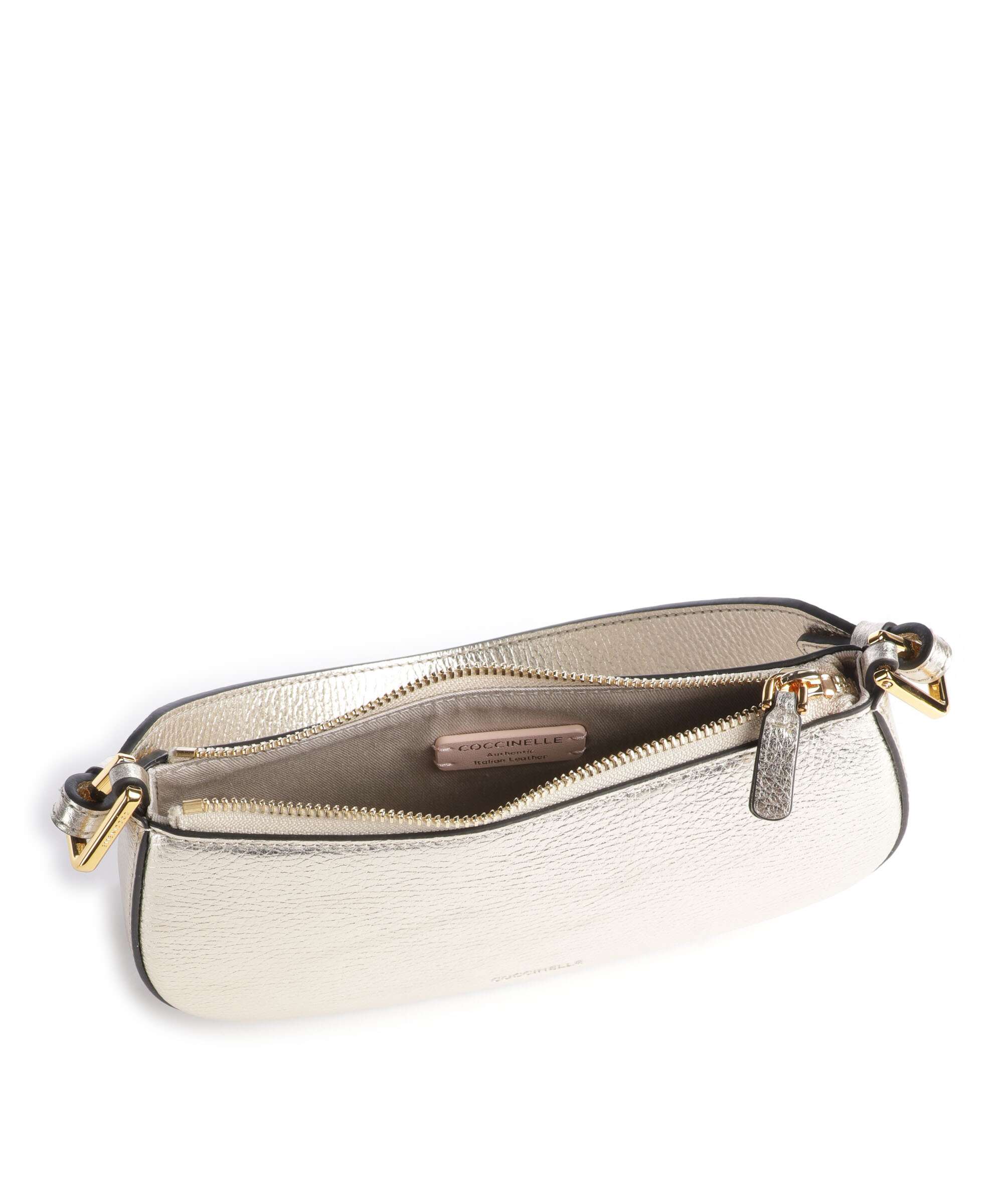 Coccinelle Merveille Sac porté épaule pale gold - Image 6