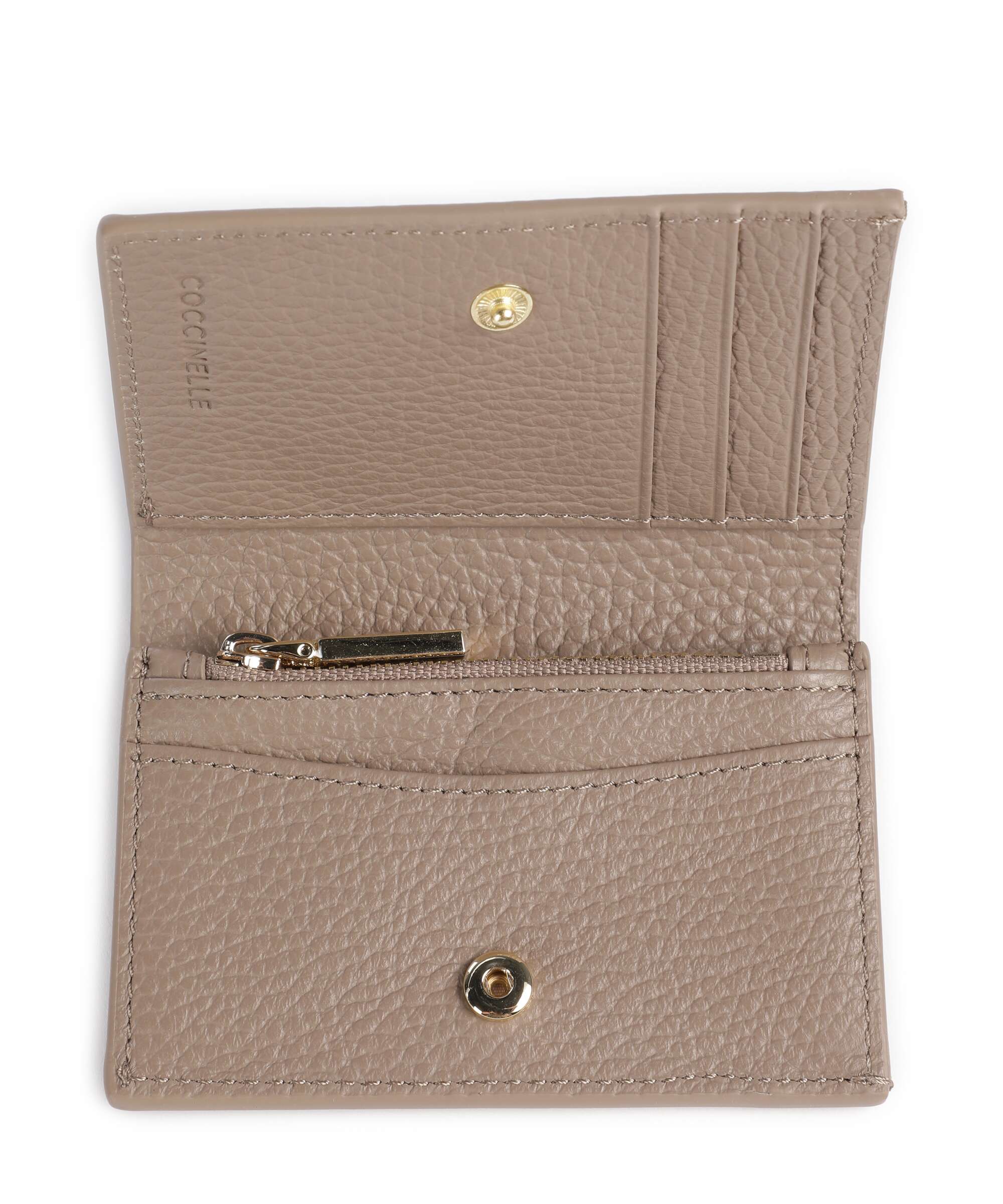 Coccinelle Metallic Soft Portefeuille warm taupe - Image 2
