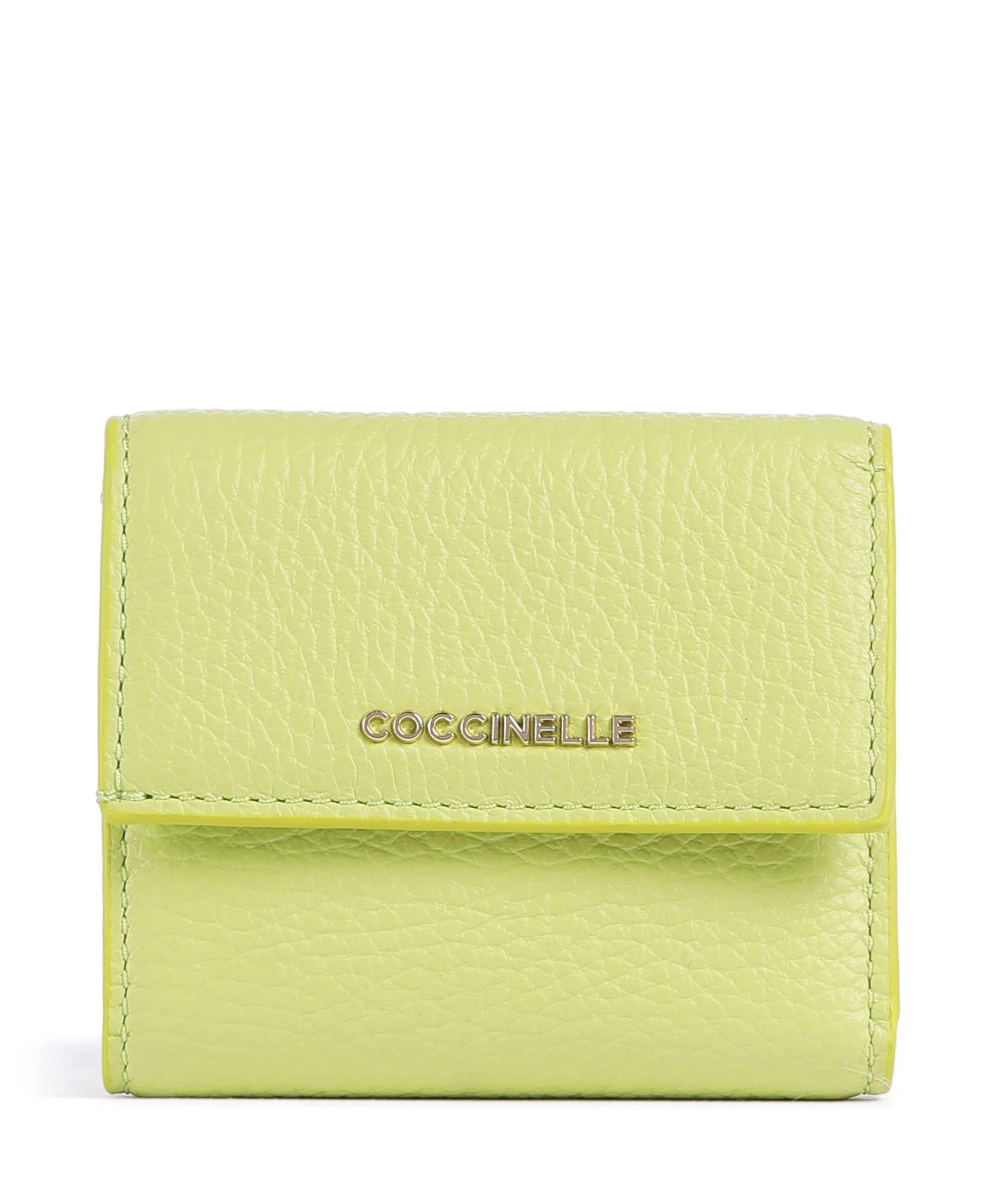 Coccinelle Metallic Soft Portefeuille green glow