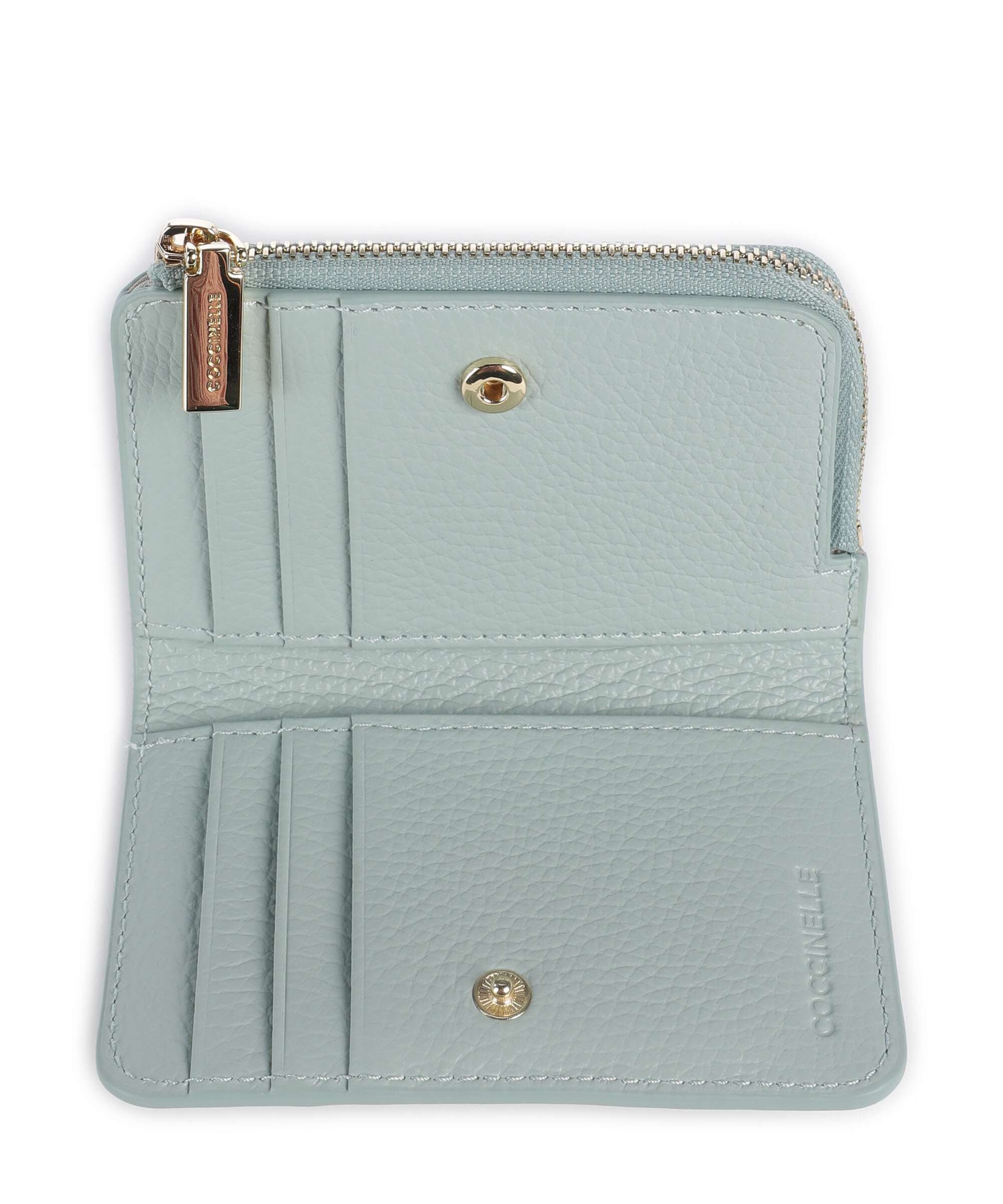 Coccinelle Metallic Soft Portefeuille aquamarine - Image 2