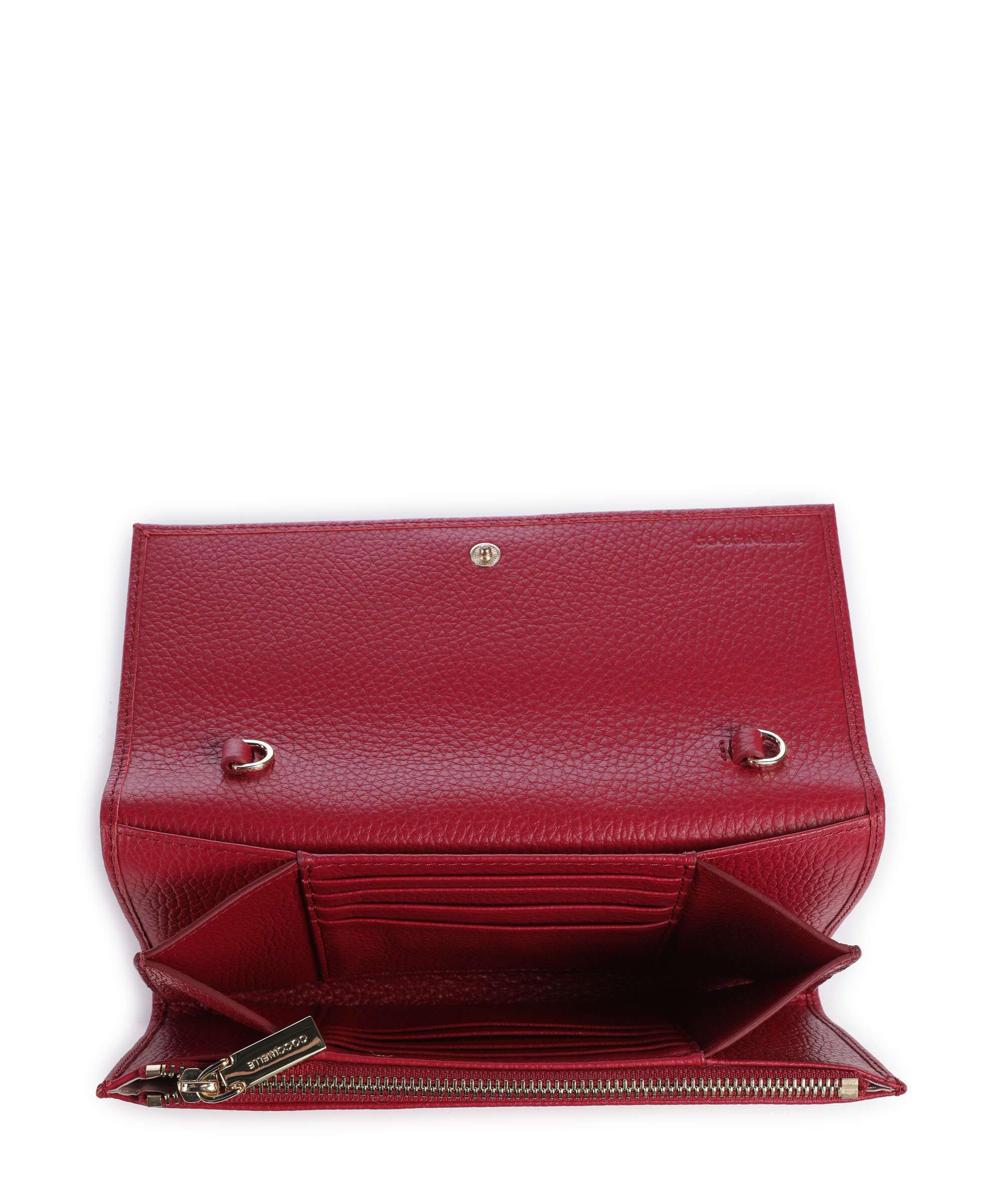 Coccinelle Metallic Soft Portefeuille sangria - Image 6