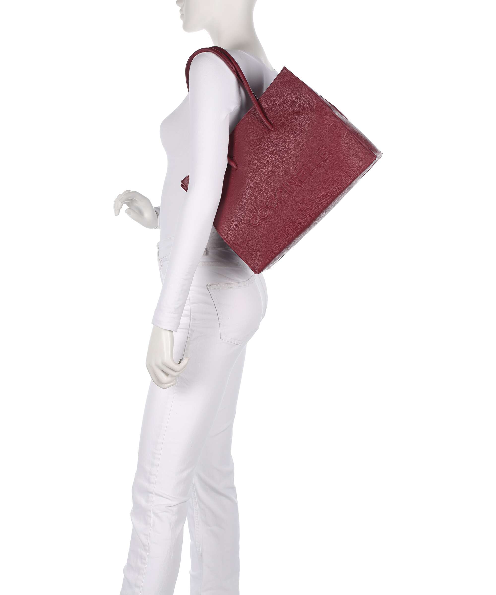 Coccinelle Myrtha Maxi Logo Cabas ribes - Image 3