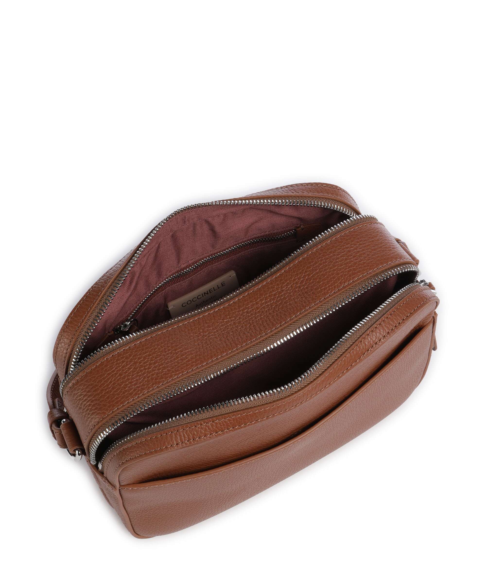 Coccinelle Myrtha Maxi Logo Sac bandoulière cognac - Image 6