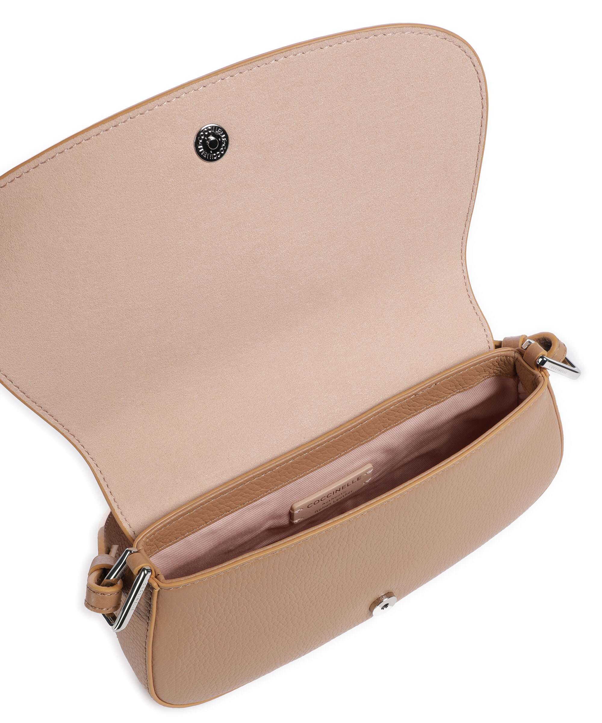 Coccinelle Myrtha Maxi Logo Sac porté épaule skin - Image 7