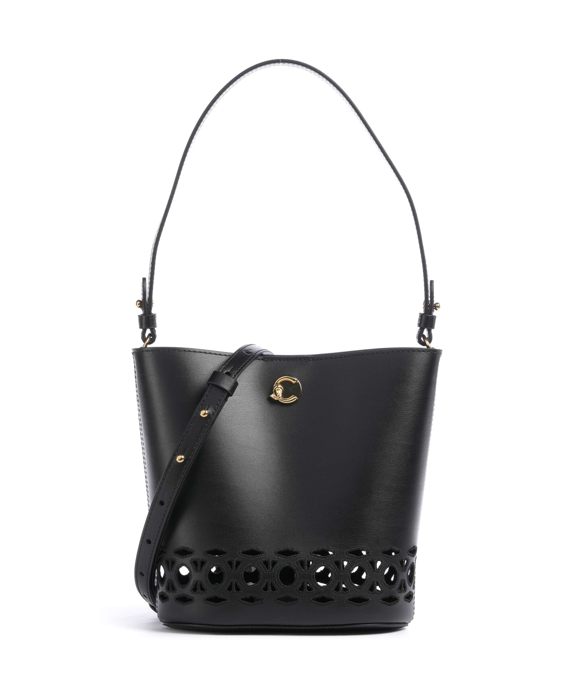 Coccinelle Nikla Monogram Sangallo Sac seau noir