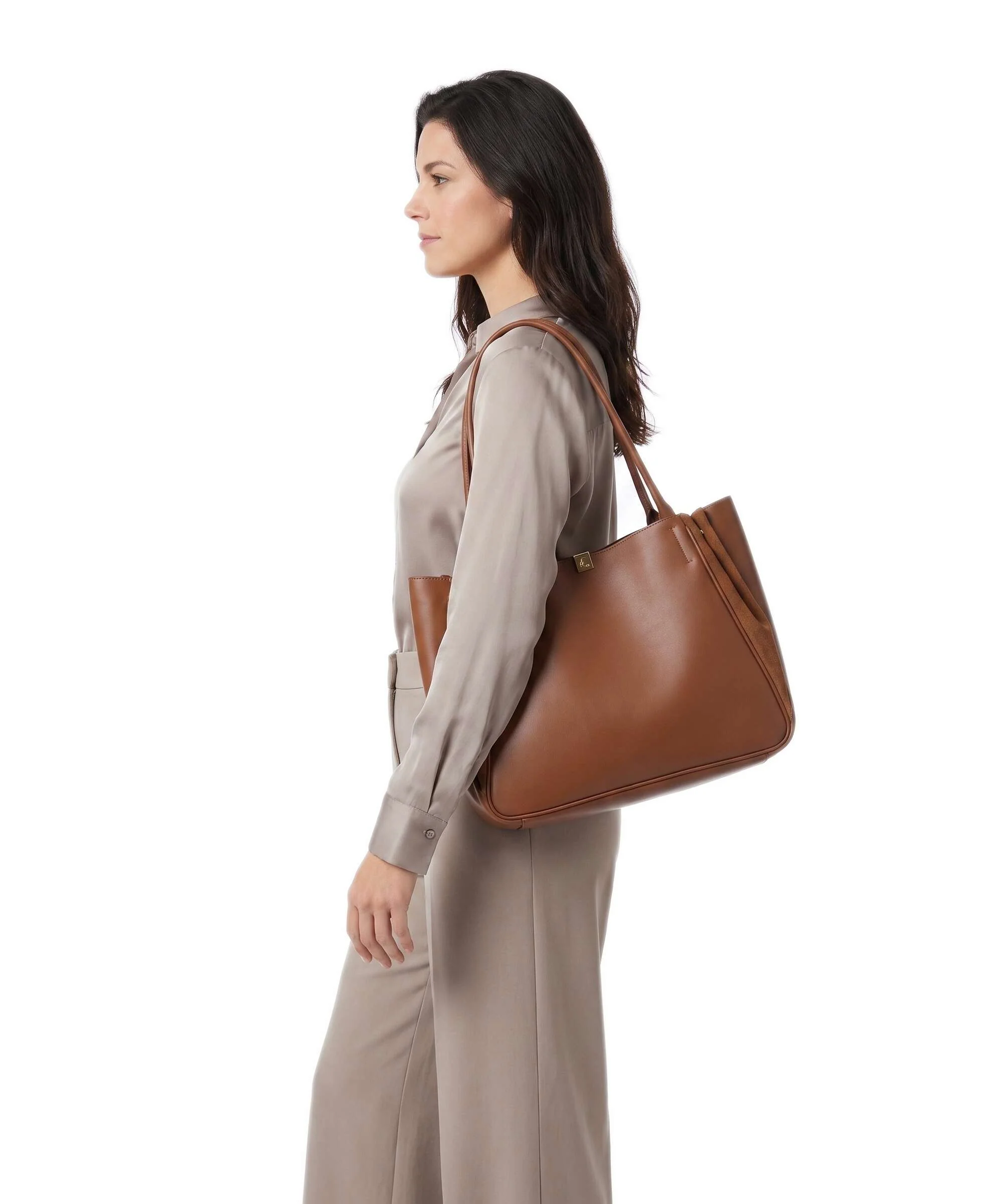 Coccinelle Pansy Cabas cognac - Image 3