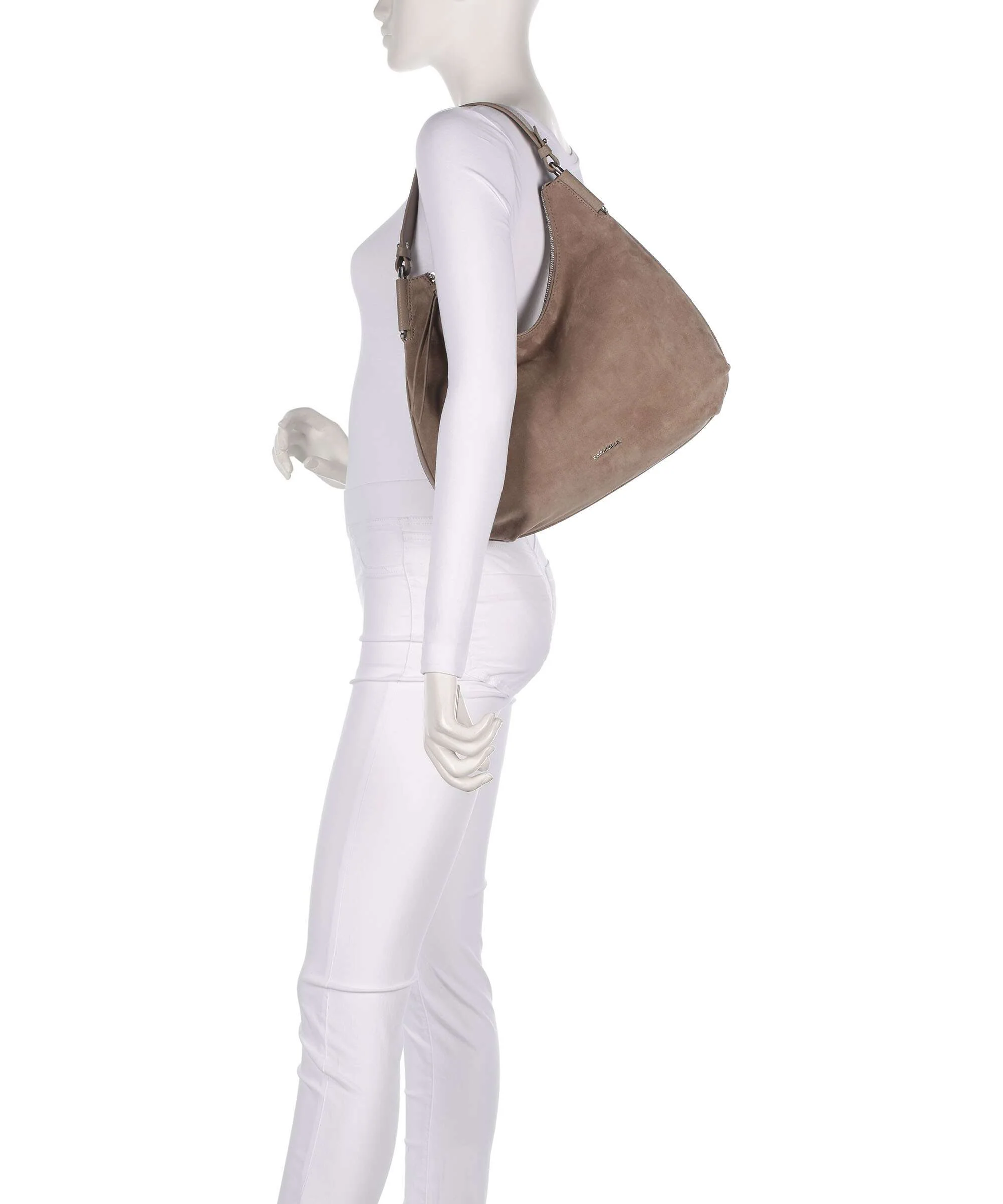 Coccinelle Rebekka Suede Sac fourre-tout warm taupe - Image 3