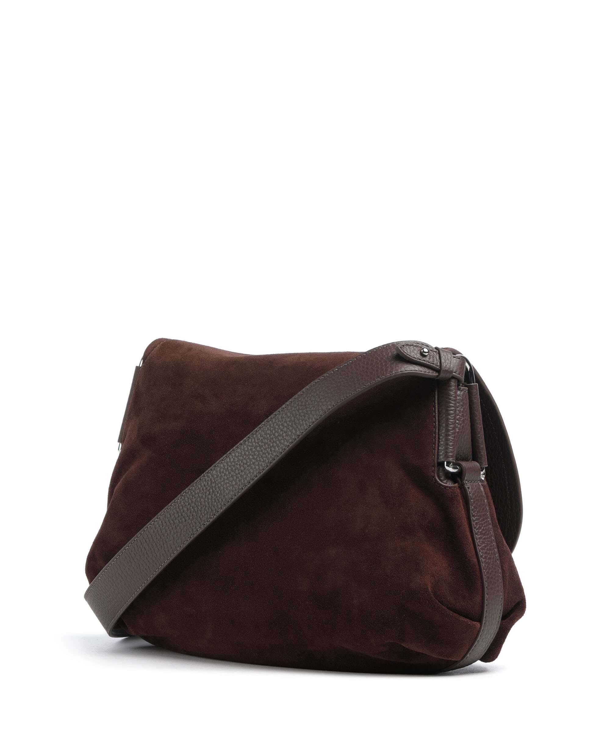 Coccinelle Rebekka Suede Sac porté épaule brunette - Image 2