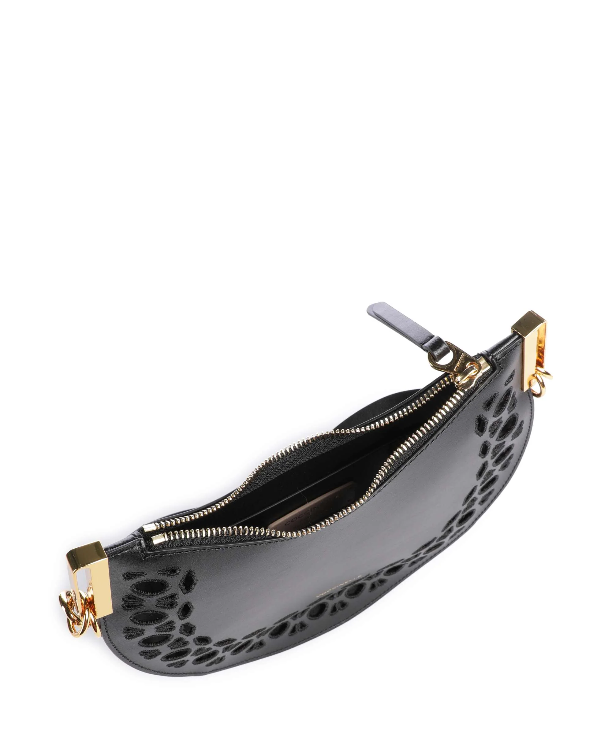 Coccinelle Sunup Monogram Sangallo Sac porté épaule noir - Image 7