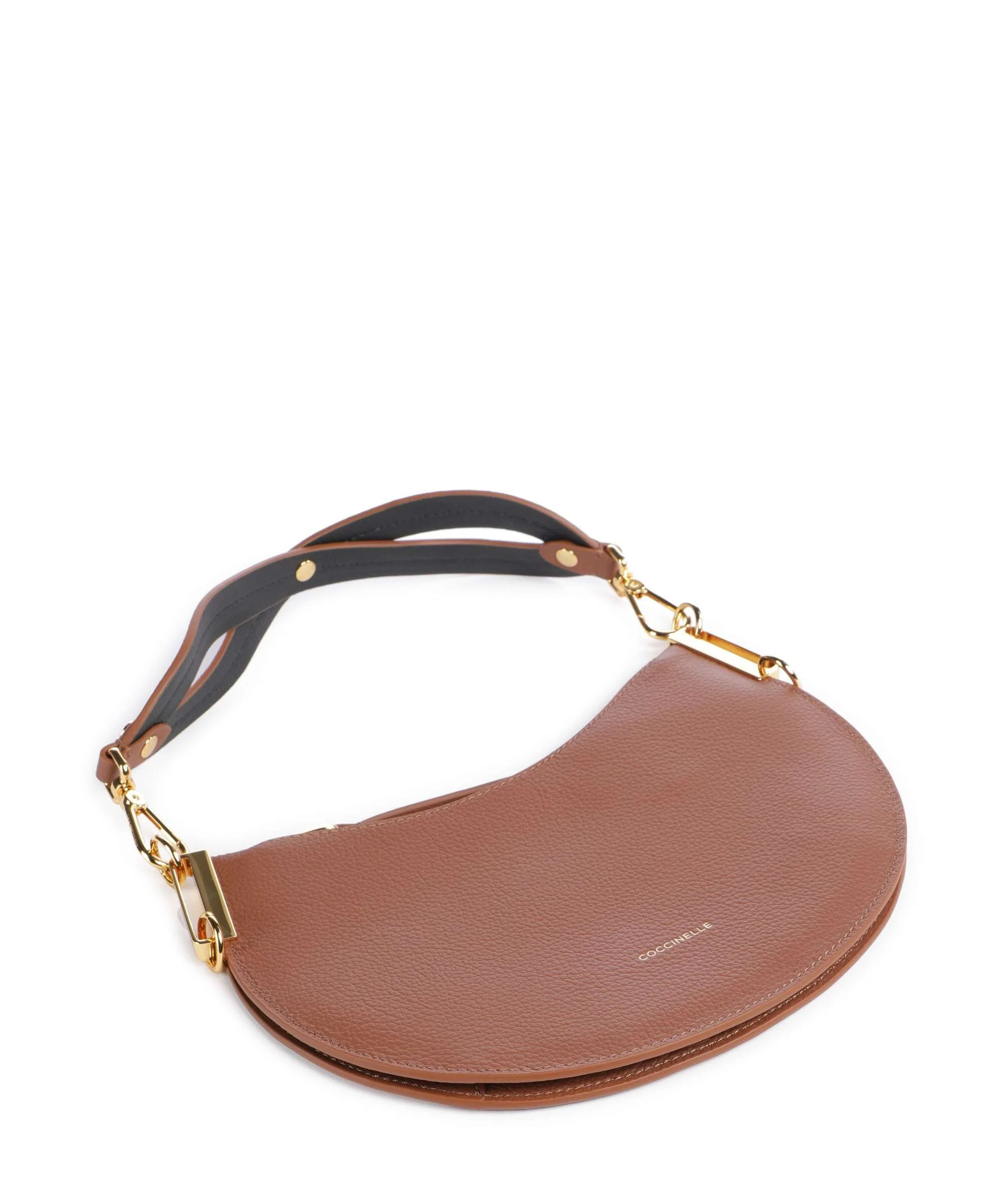 Coccinelle Sunup Sac porté épaule cognac/noir - Image 6