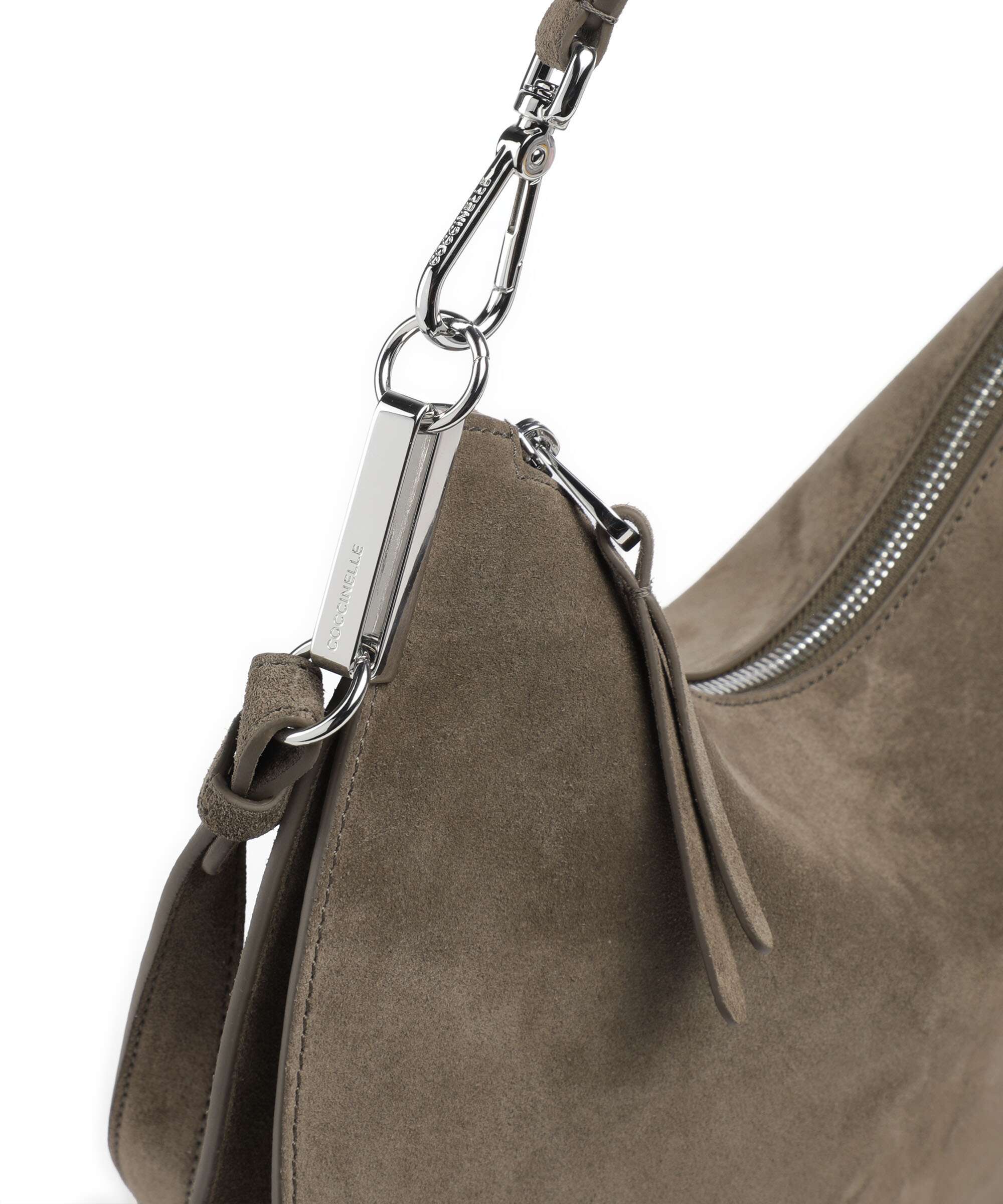 Coccinelle Sunup Suede Sac fourre-tout fango - Image 4