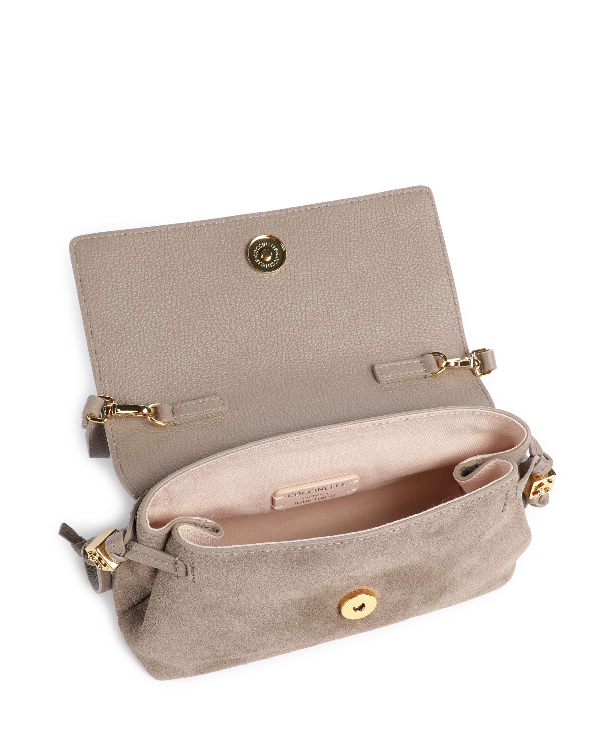 Coccinelle Thess Sac bandoulière warm taupe - Image 6