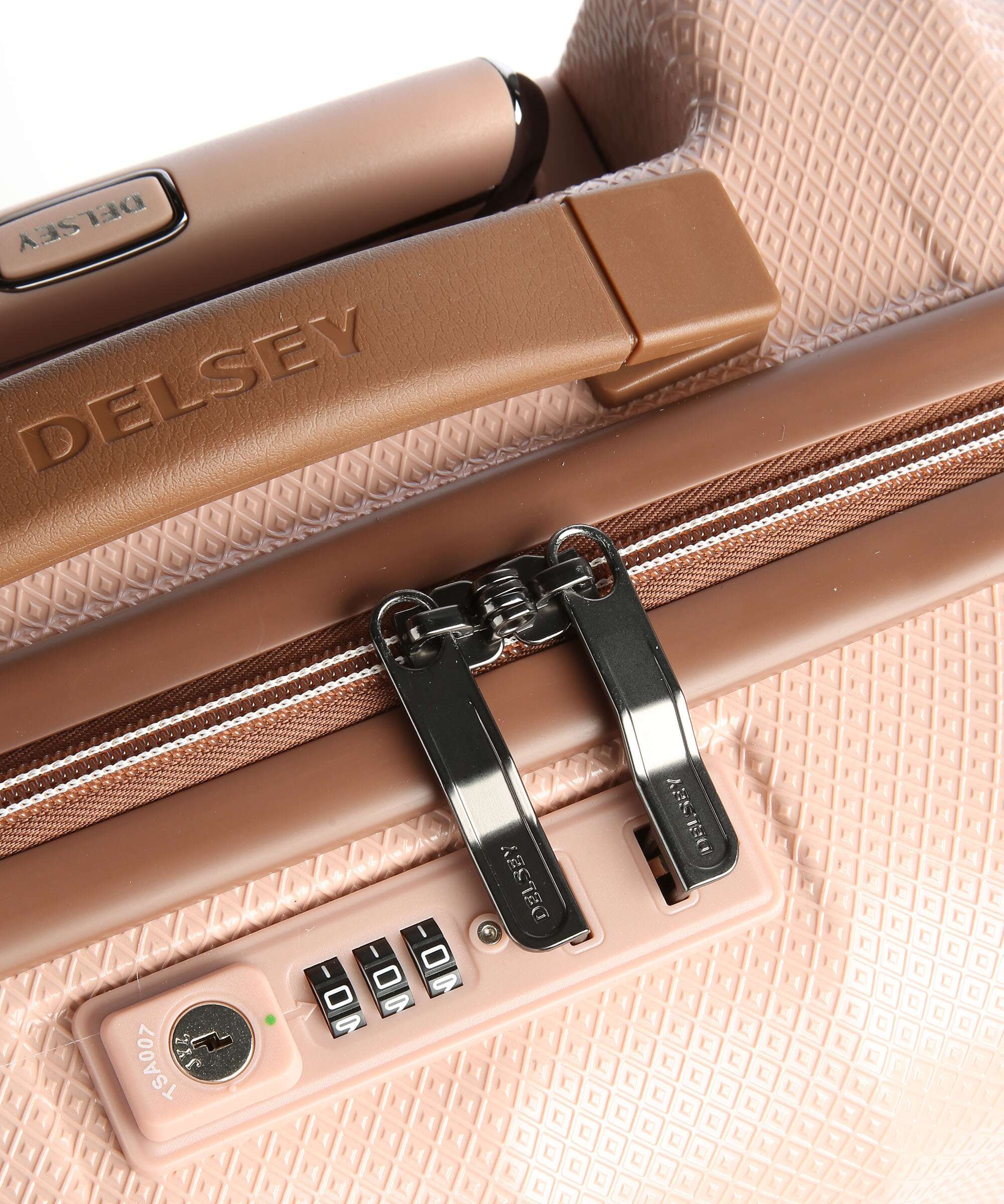 Delsey Paris Carrousel Slim Line Valise 4 roues pink - Image 3