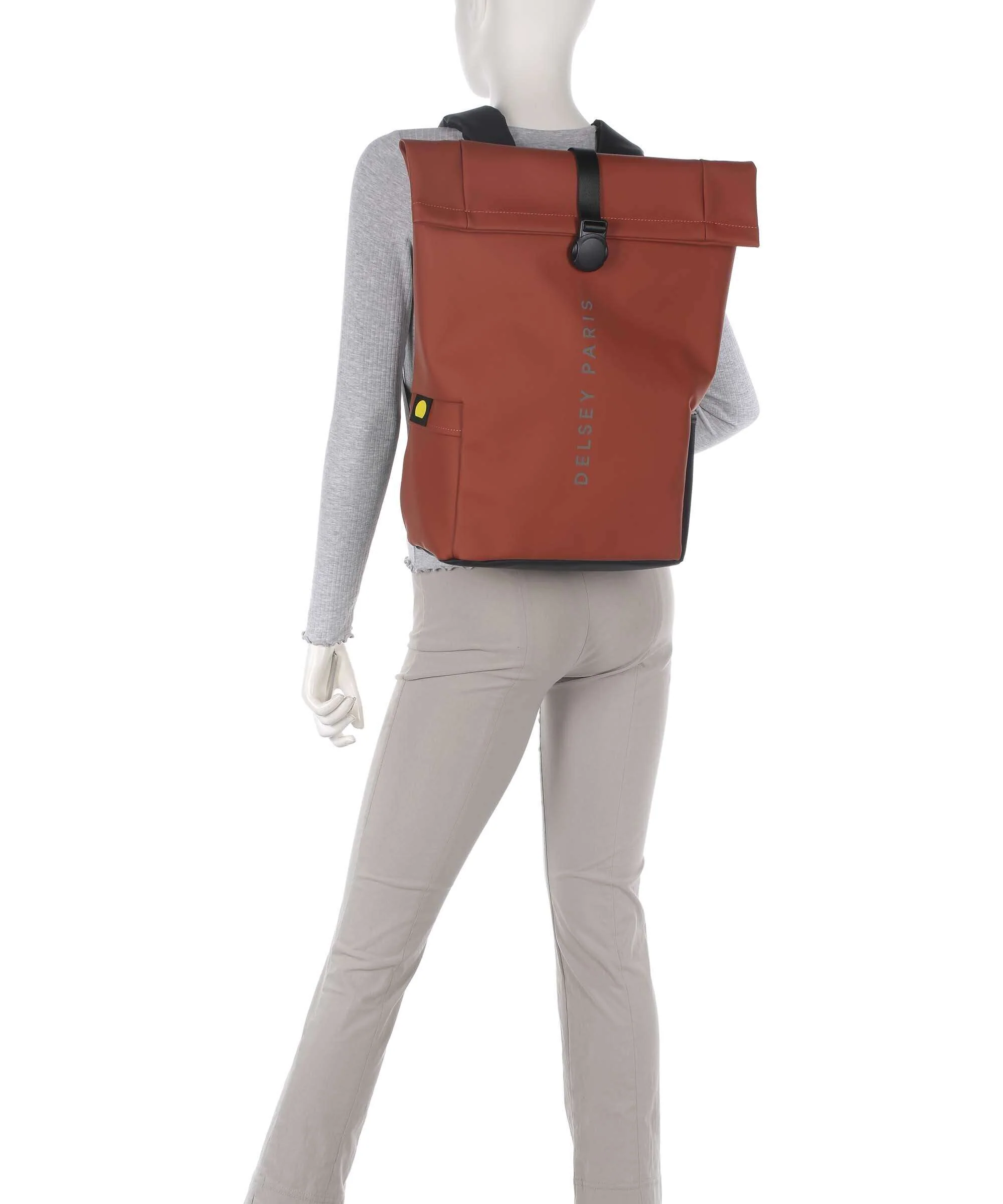 Delsey Paris Turenne Soft Sac à dos roll-top backstein - Image 3