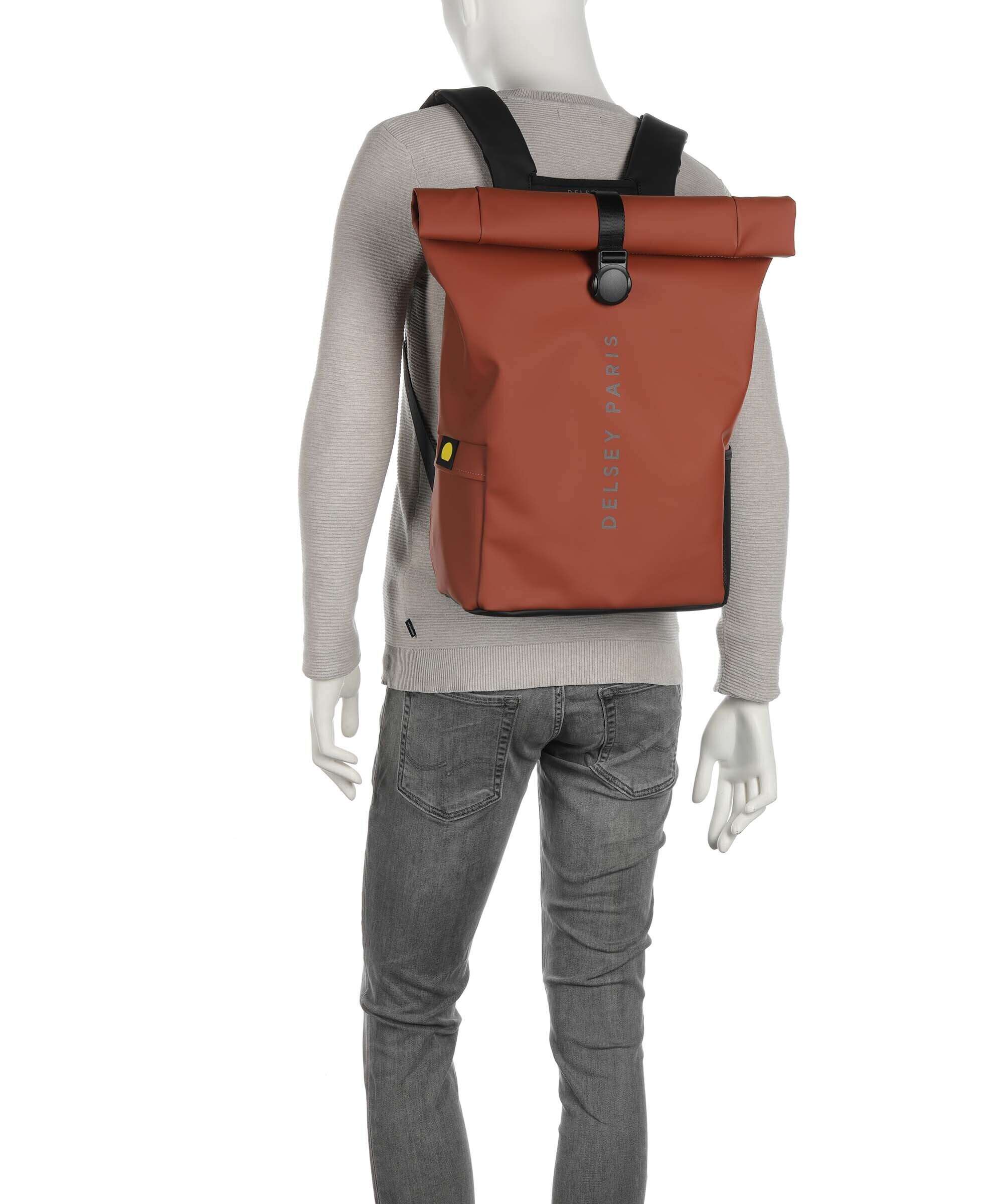 Delsey Paris Turenne Soft Sac à dos roll-top backstein - Image 4