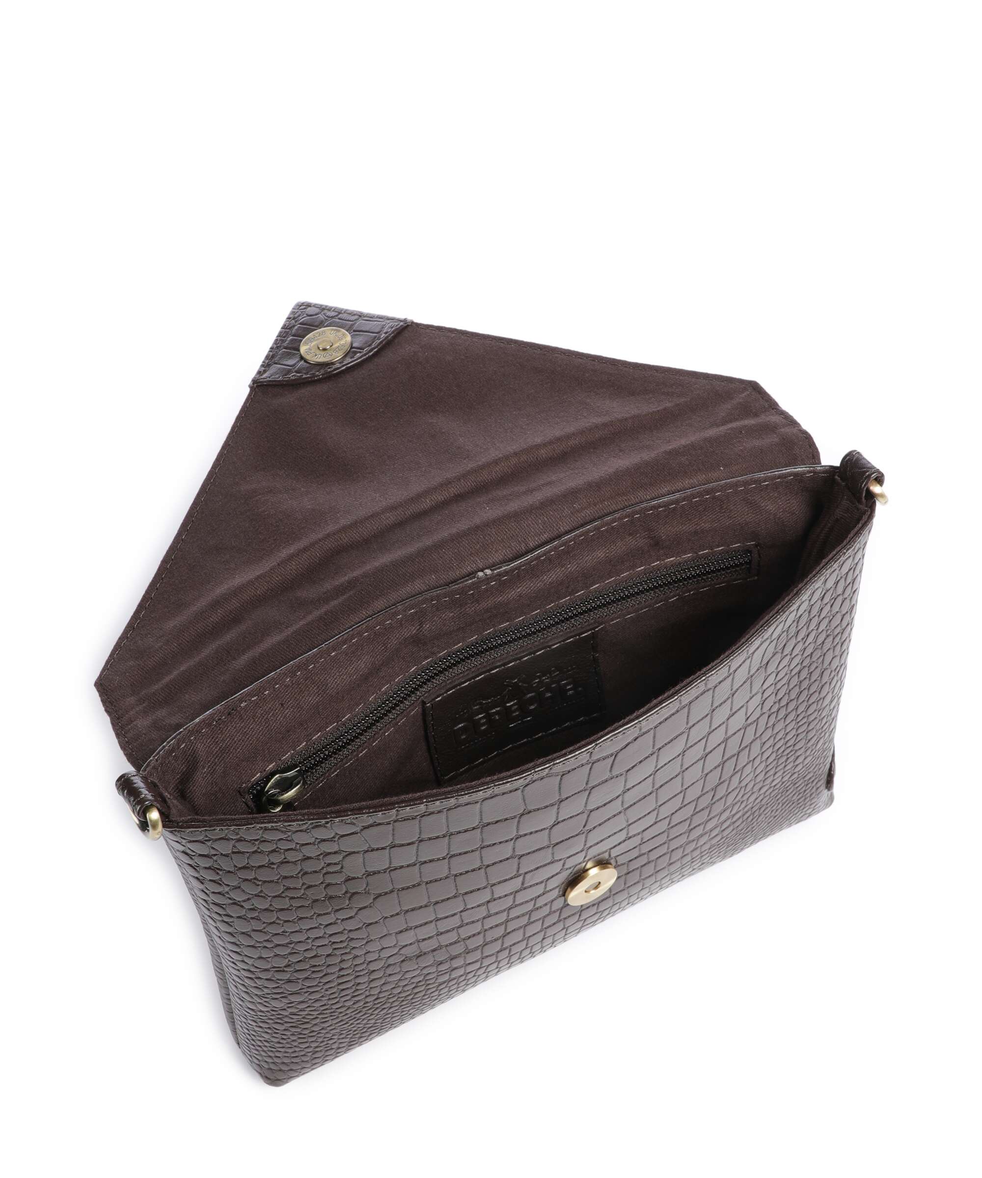 Depeche Fashion Favourites Sac bandoulière brown croco - Image 6