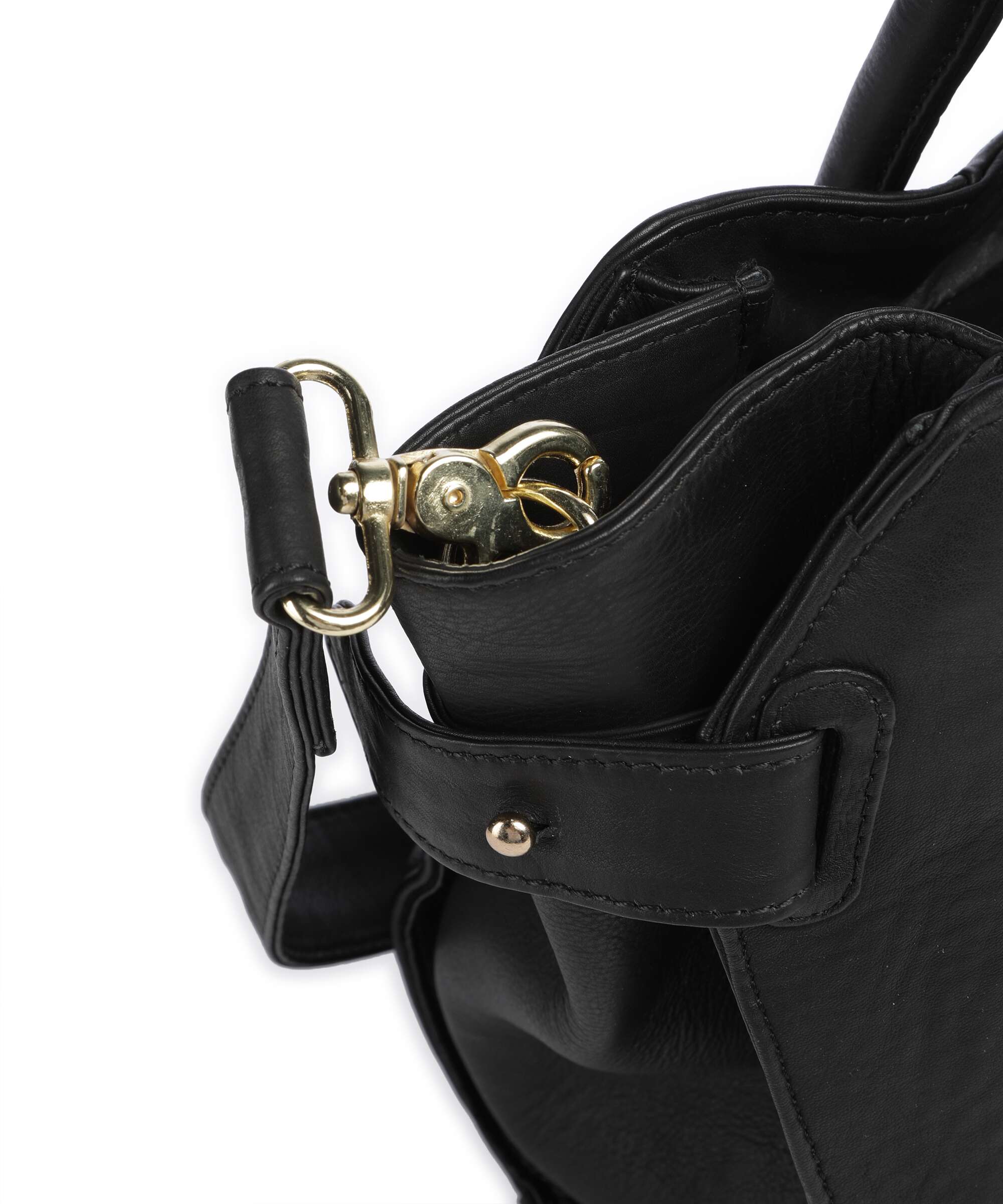 Depeche Golden Chic Cabas black - Image 4