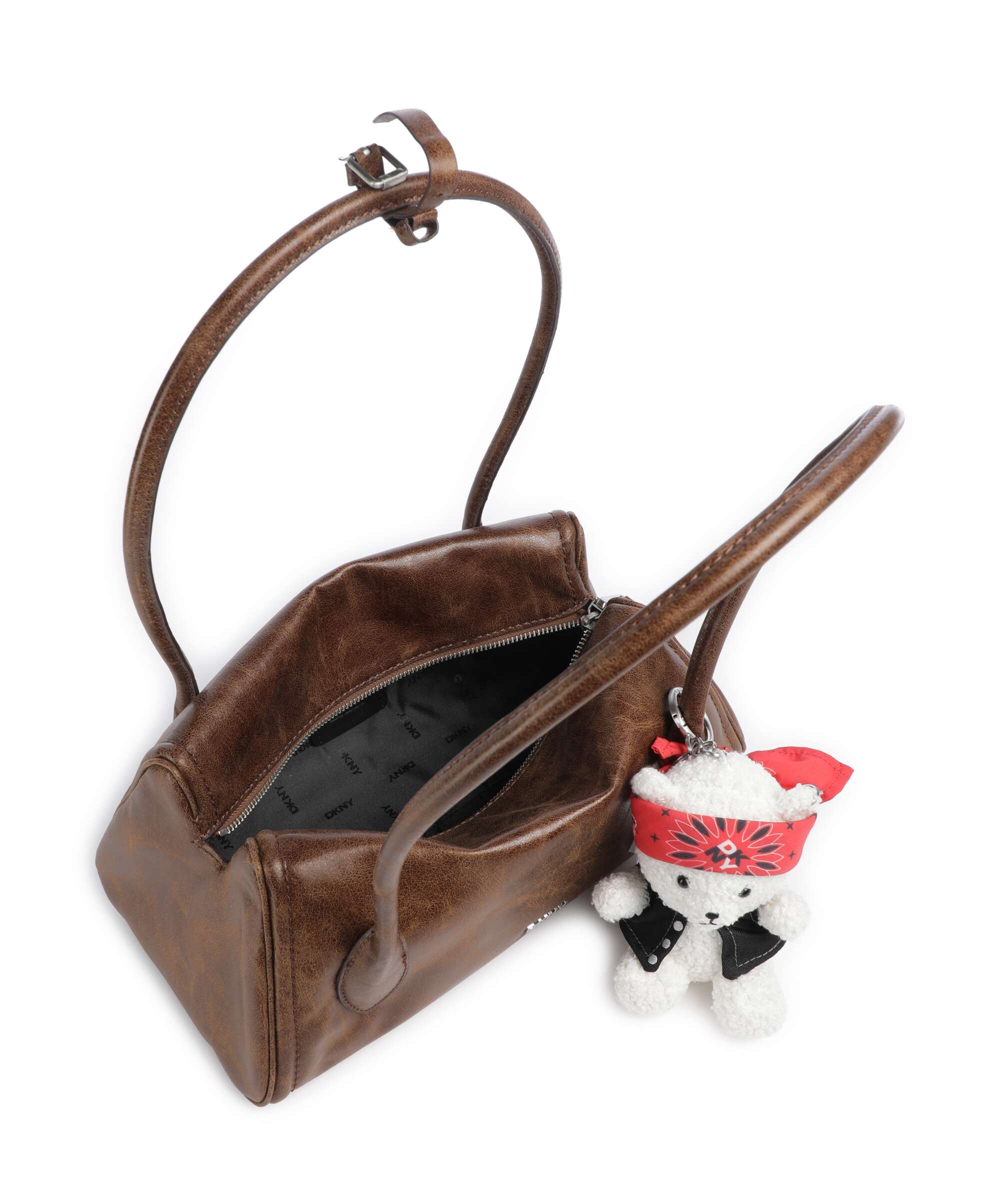 DKNY Amelie Medium Sac porté épaule charcoal - Image 6