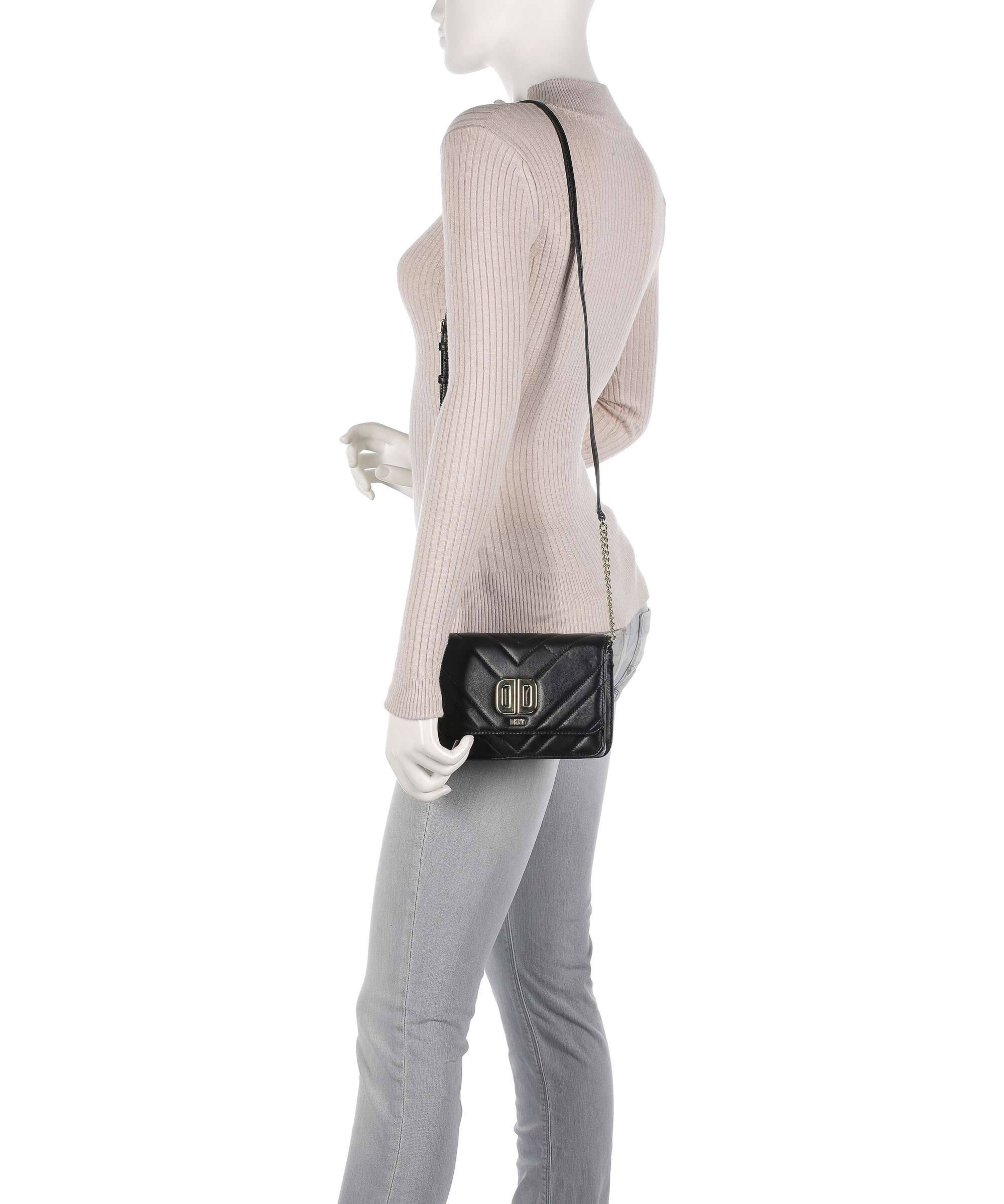 DKNY Delphine Sac bandoulière black/gold - Image 3
