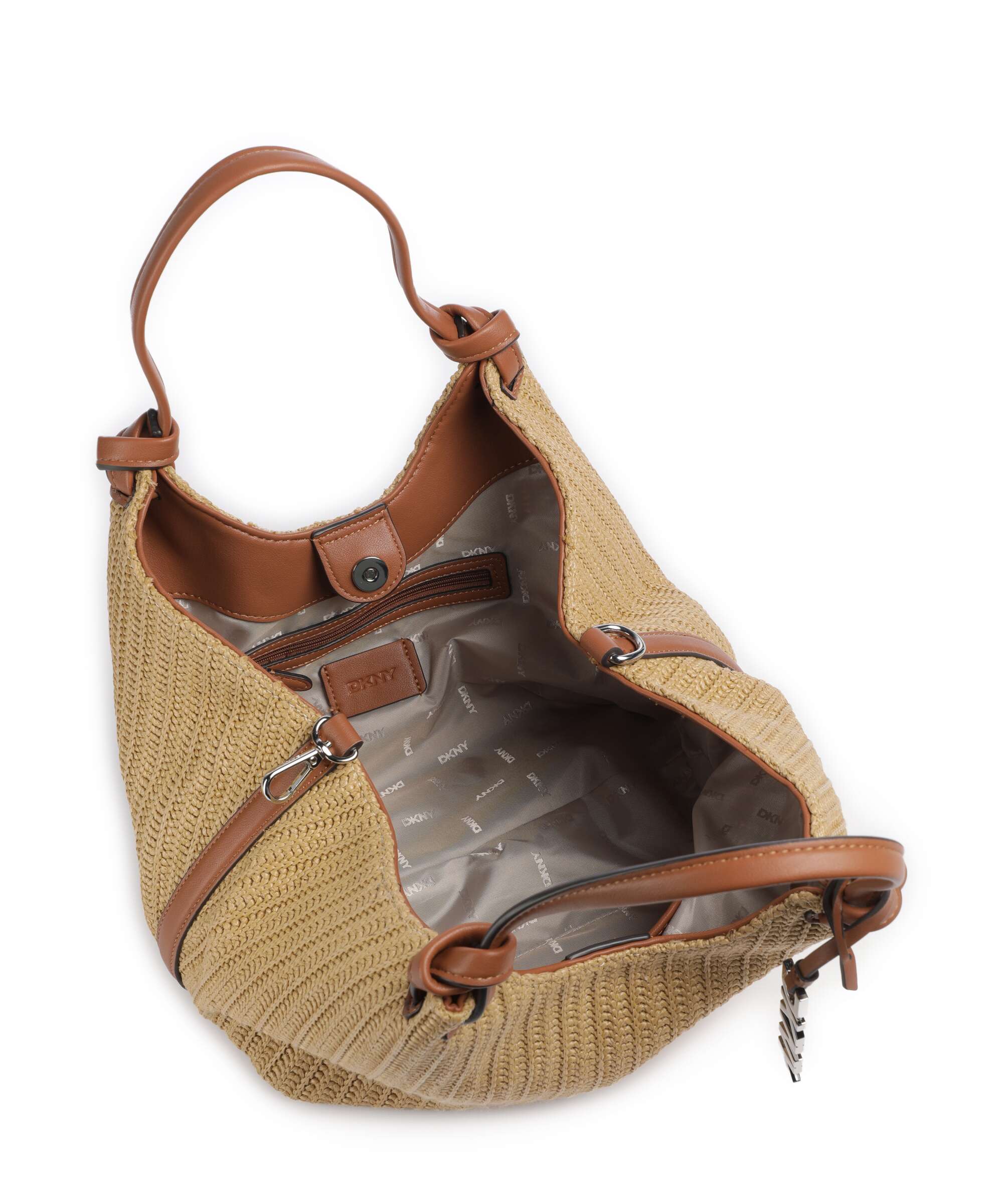 DKNY Paula Medium Cabas natural/saddle - Image 7