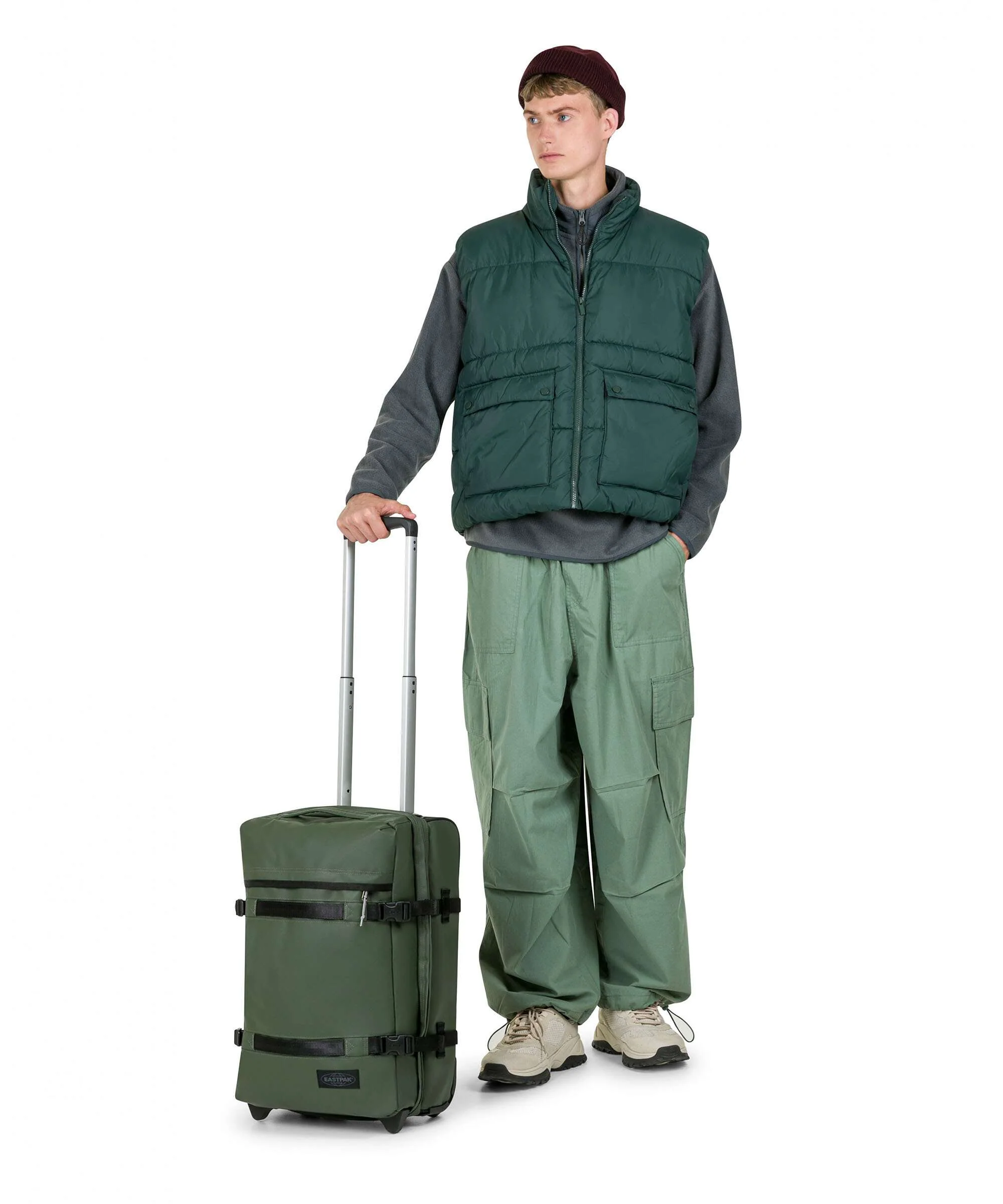 Eastpak Tarp Transit'R S Sac de voyage à roulettes forest - Image 3