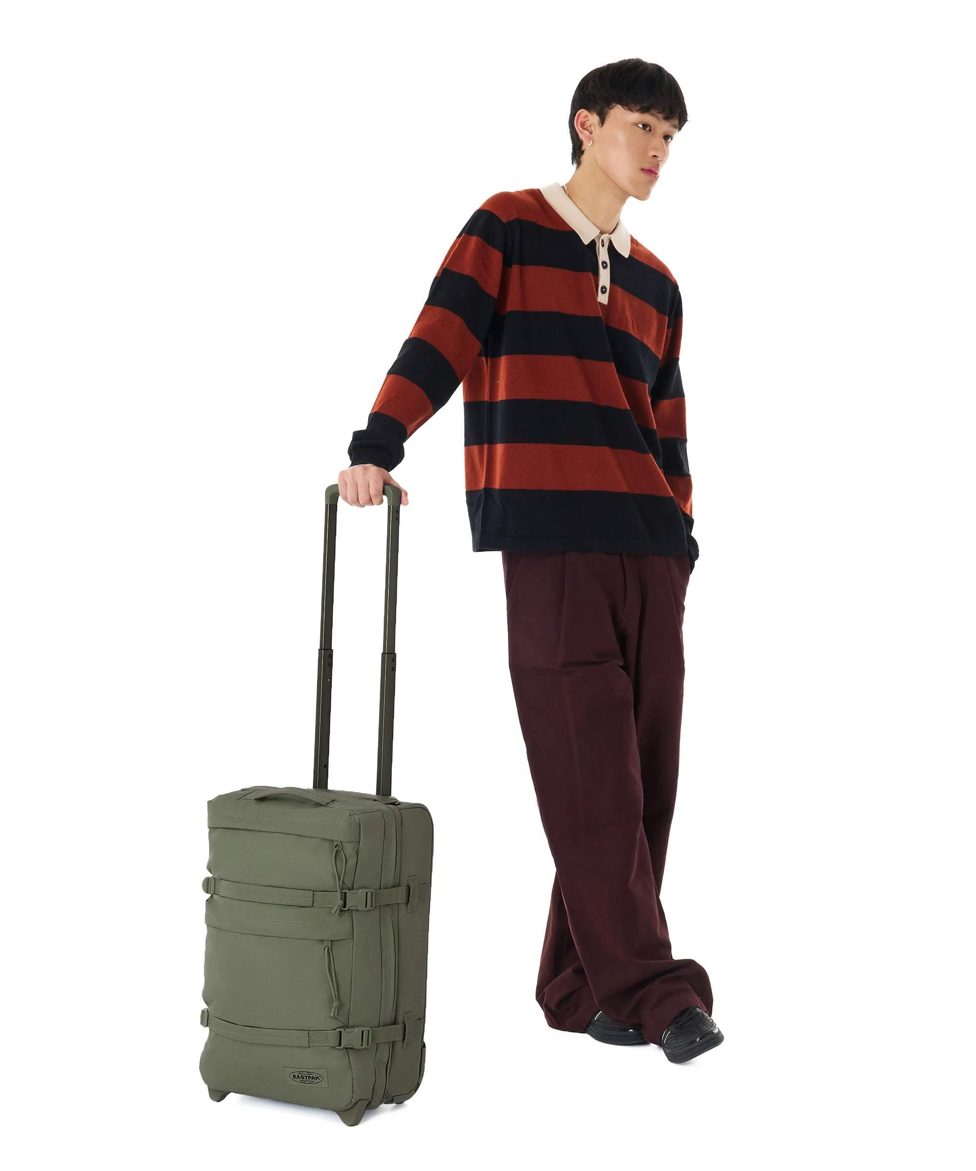 Eastpak Transit'R Plus Mono S Sac de voyage à roulettes khaki - Image 3