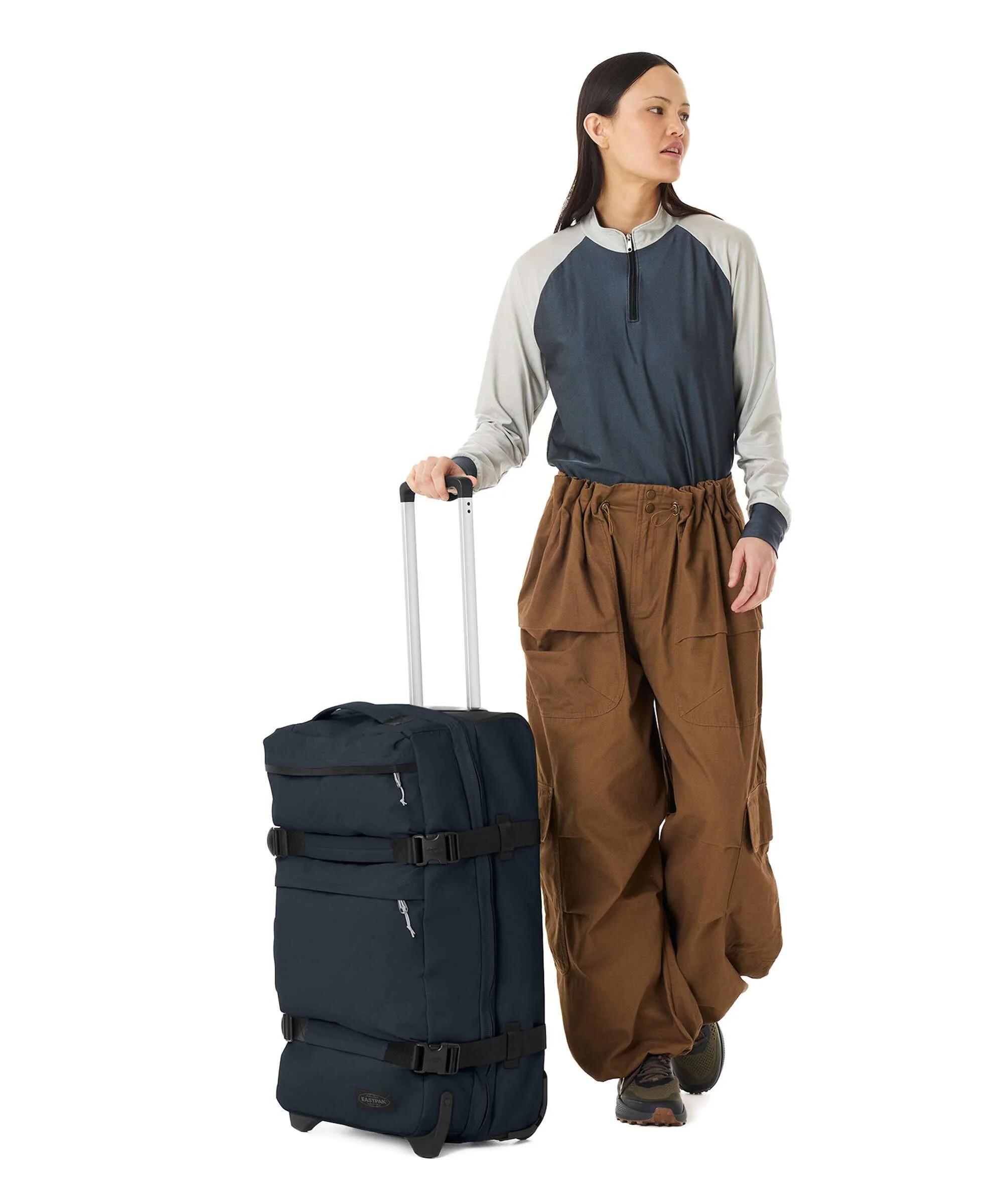 Eastpak Transit'R Plus Tarp M Sac de voyage à roulettes navy - Image 3
