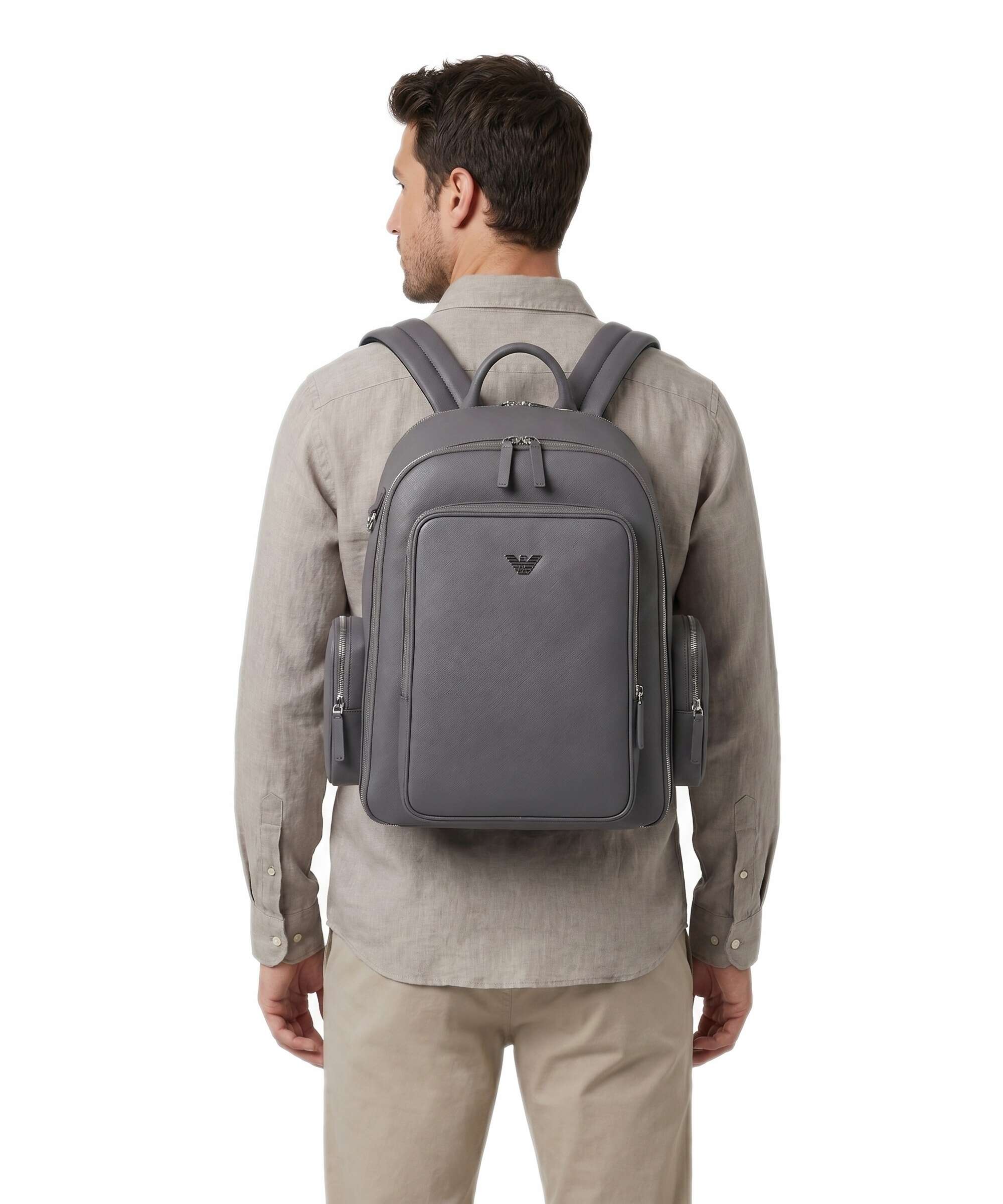 Emporio Armani Business Regenerated Sac à dos grey - Image 3