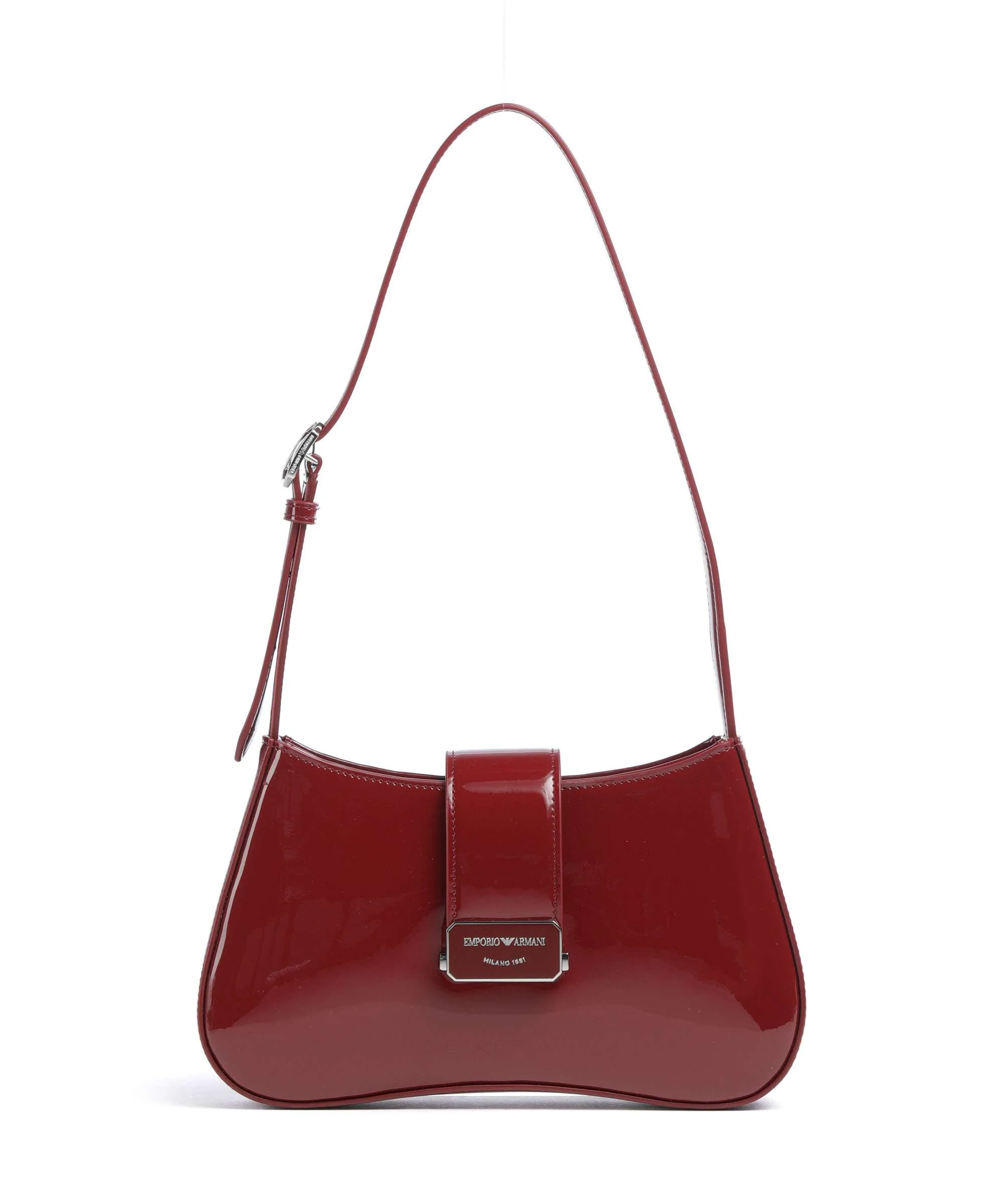 Emporio Armani Cassandra Sac porté épaule carminio