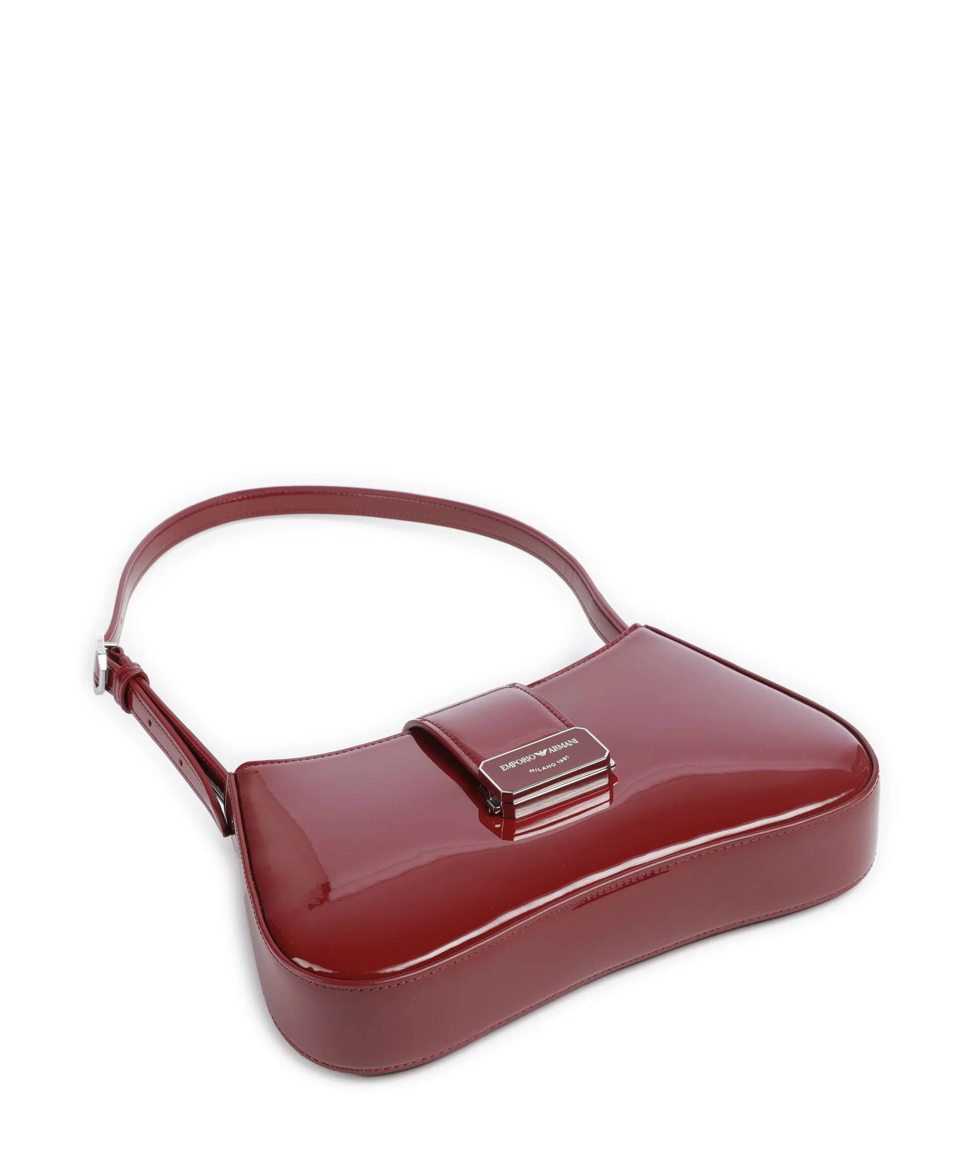 Emporio Armani Cassandra Sac porté épaule carminio - Image 4