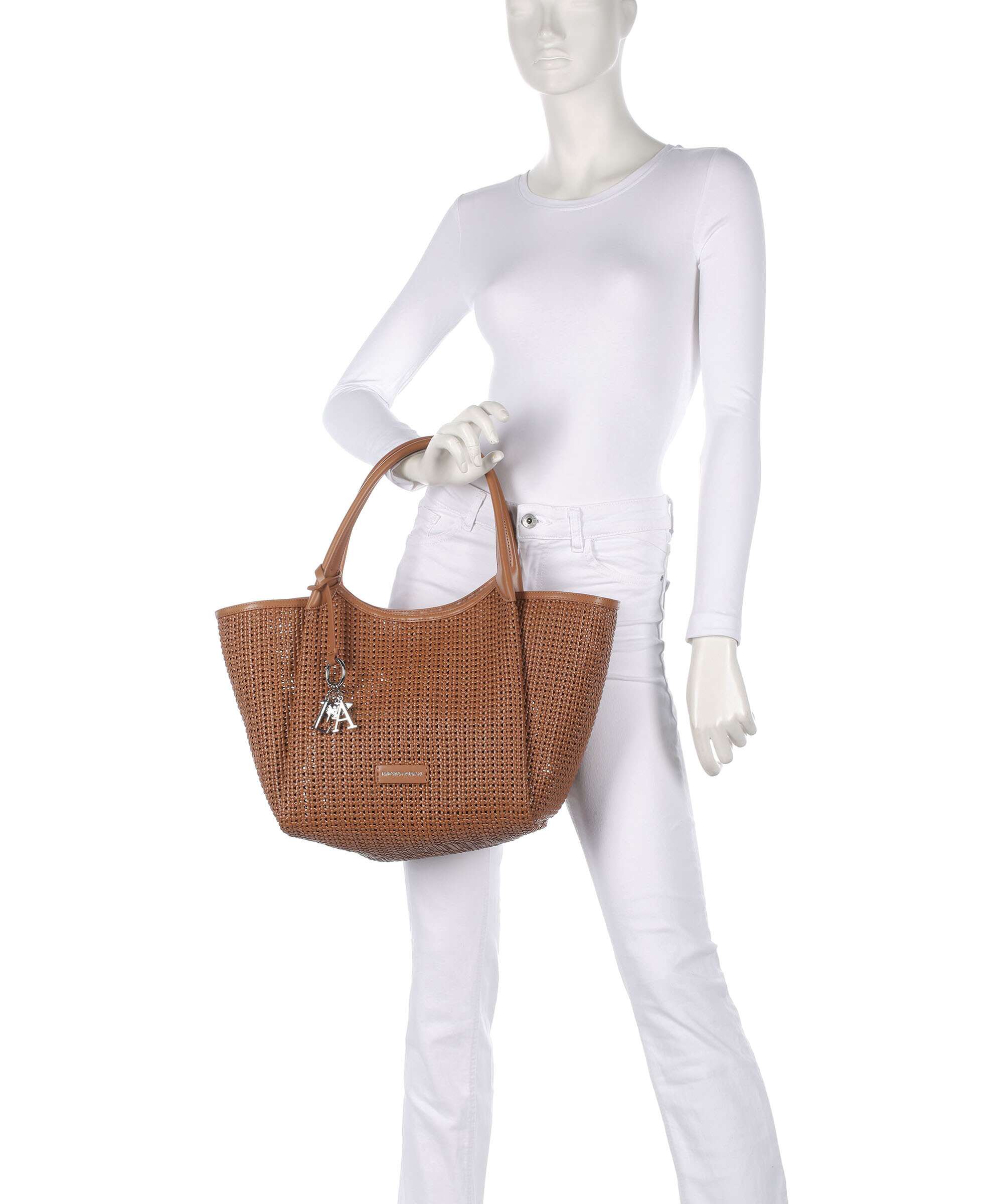 Emporio Armani Durini 24 Cabas caramello - Image 3