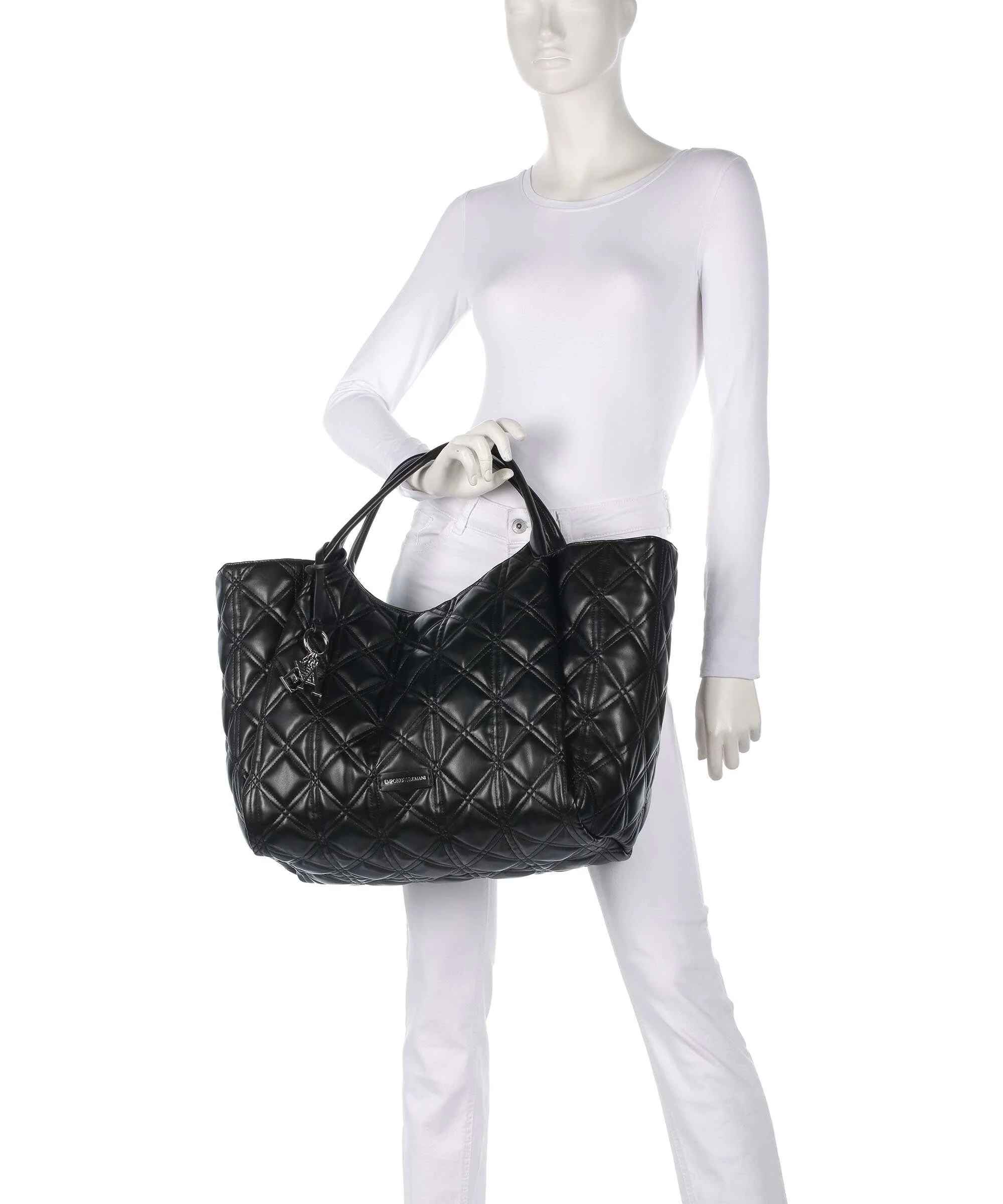 Emporio Armani Durini 24 Cabas nero - Image 3