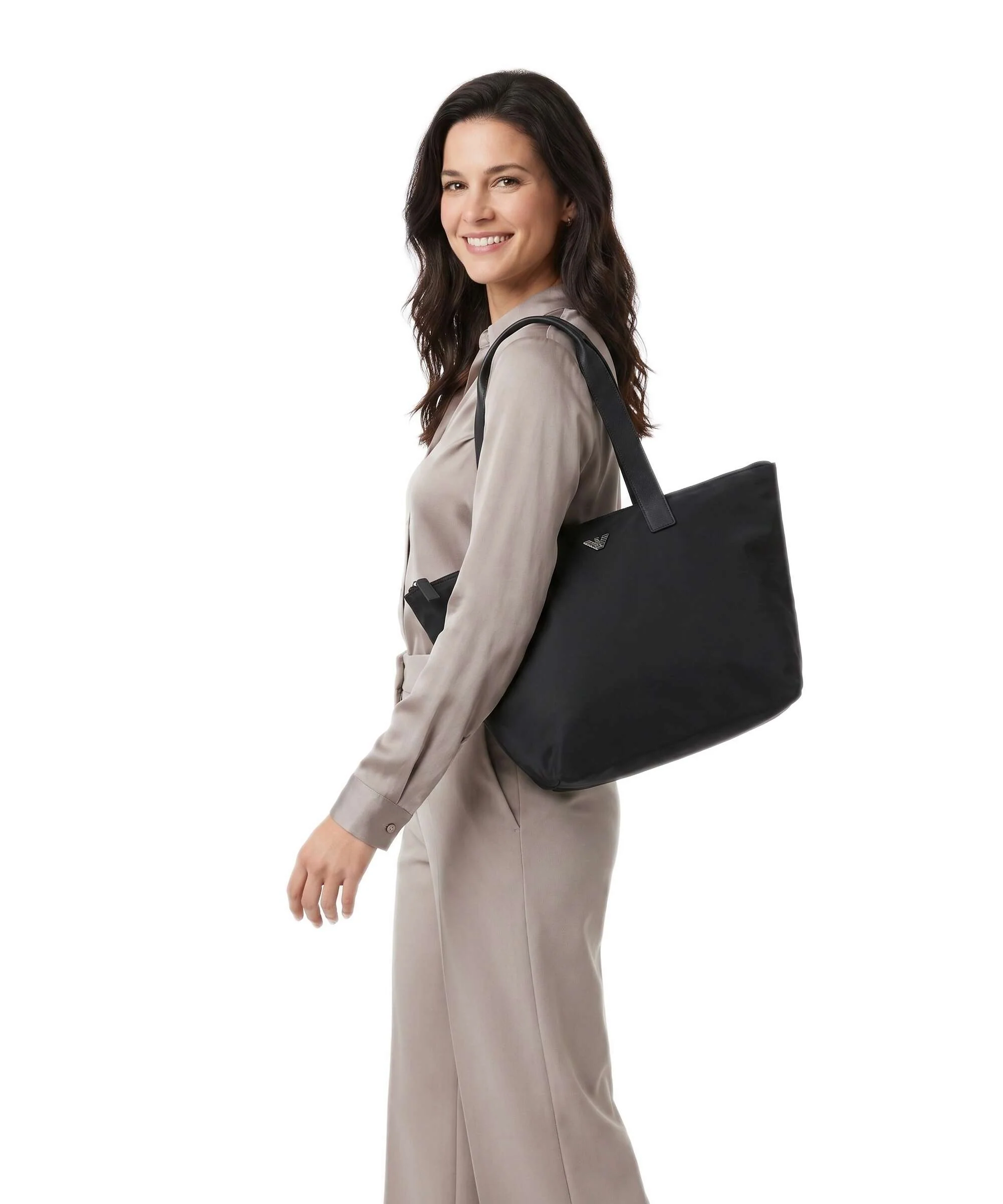 Emporio Armani Nylon Recycled Cabas black beauty - Image 3