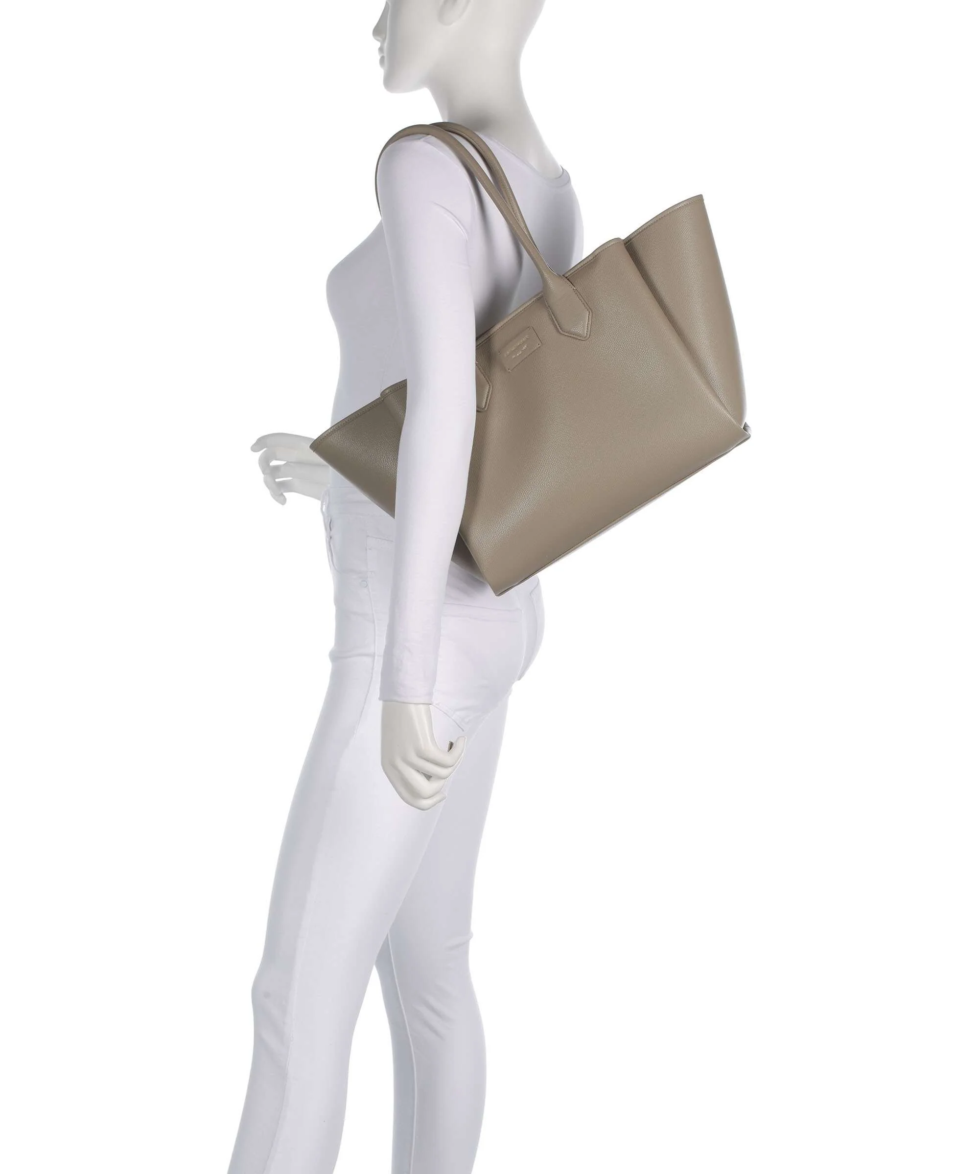 Emporio Armani Odette Cabas creta/moka - Image 3