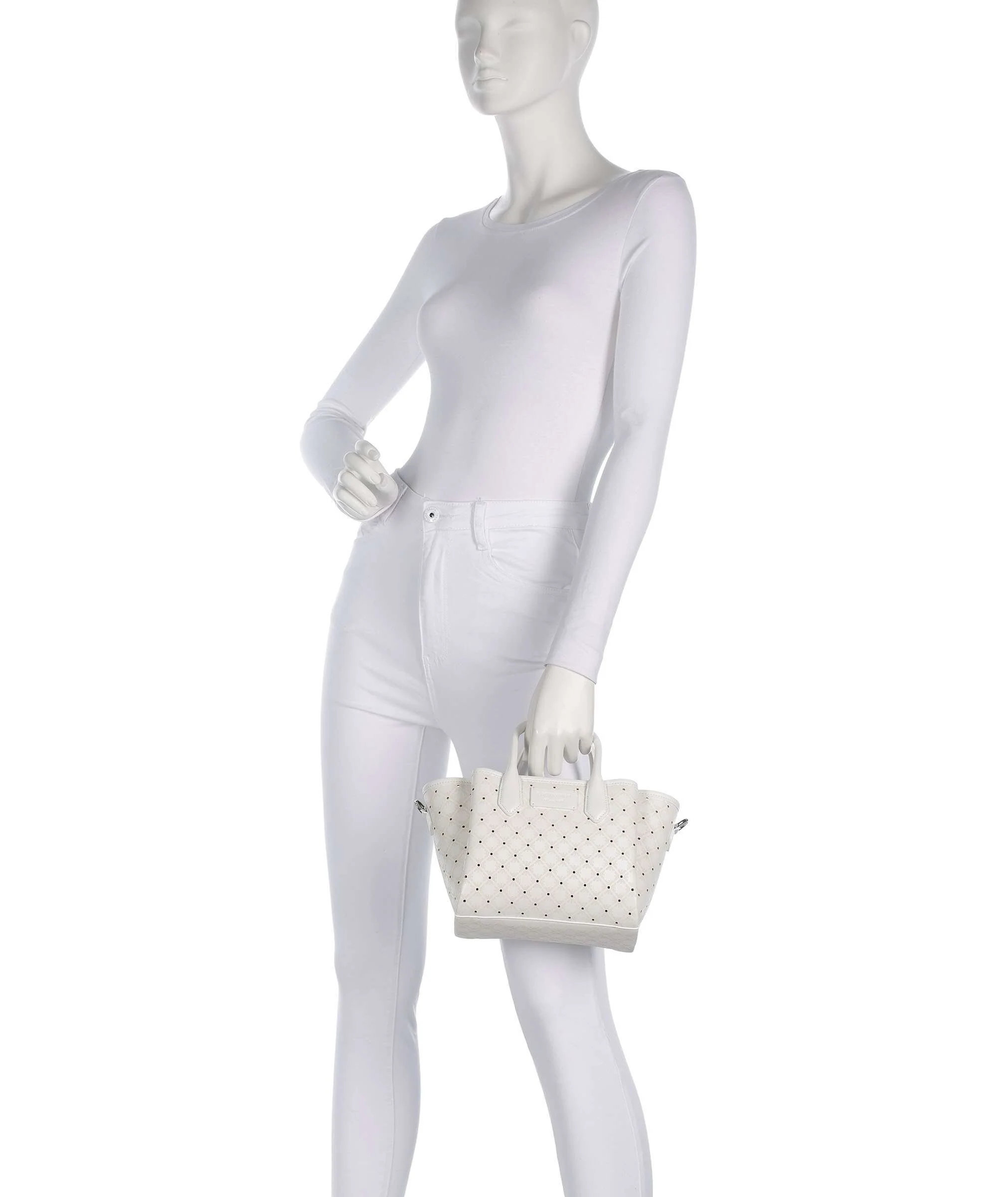 Emporio Armani Odette S Sac à main bianco/nudo - Image 3