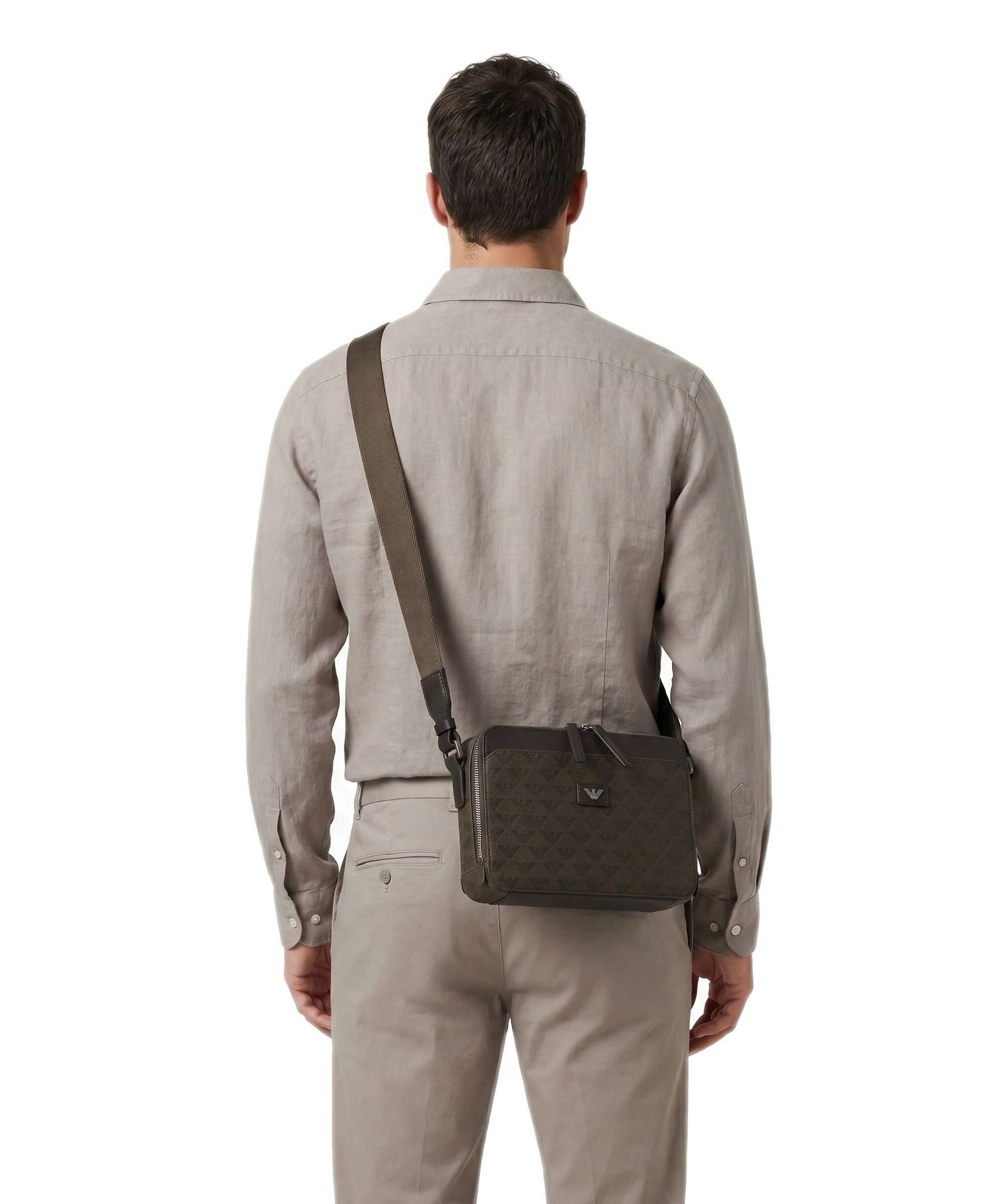 Emporio Armani Special Minorca Sac bandoulière dark olive - Image 3
