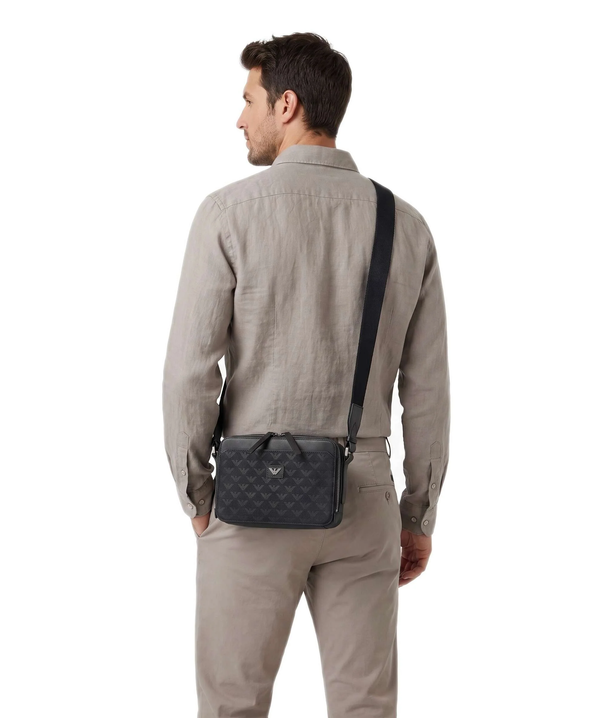 Emporio Armani Special Minorca Sac bandoulière dark navy - Image 3