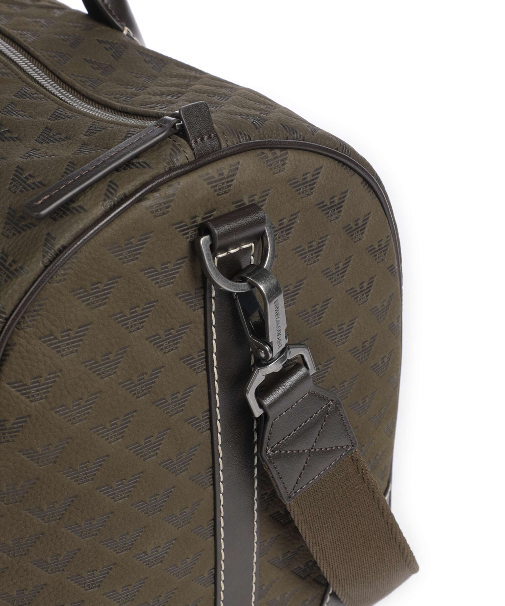 Emporio Armani Special Minorca Sac week-end dark olive - Image 3