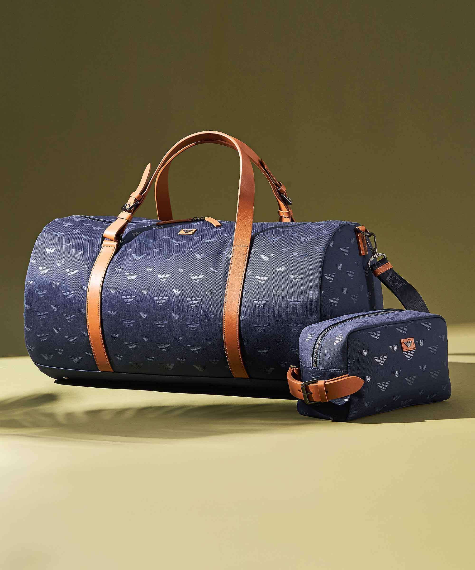 Emporio Armani Special Minorca Sac week-end blu navy - Image 6