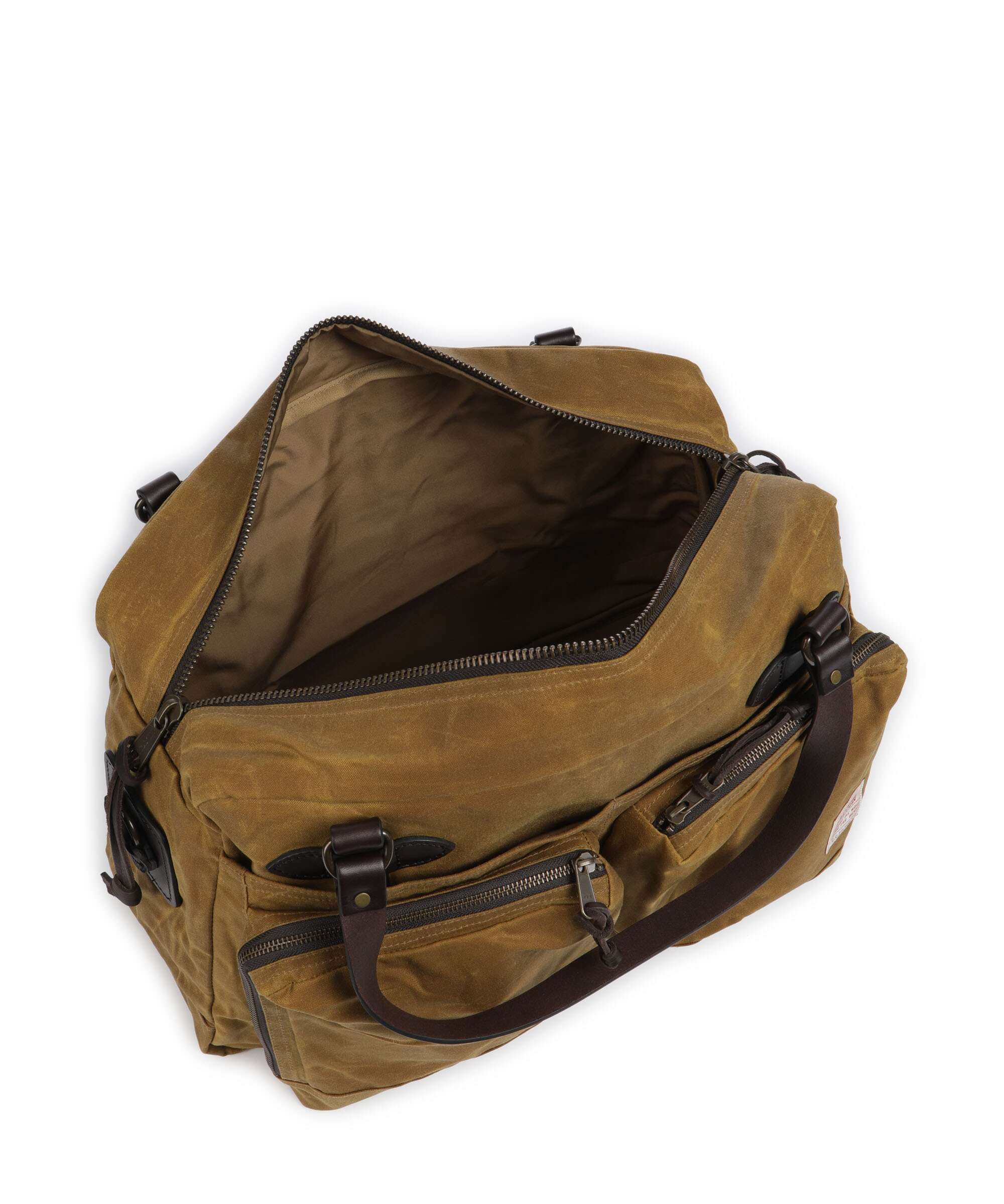 Filson Oil Finish Tin Cloth 24HR Duffle Sac week-end dark tan - Image 5