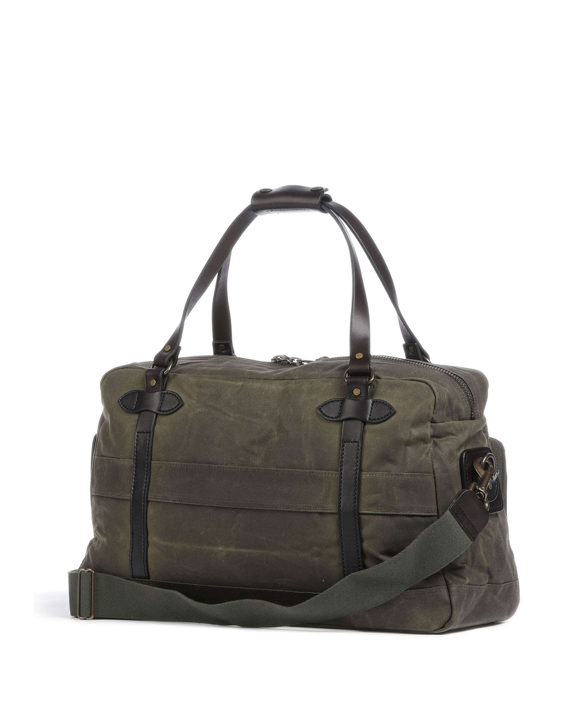Filson Oil Finish Tin Cloth 24HR Duffle Sac week-end otter green - Image 2