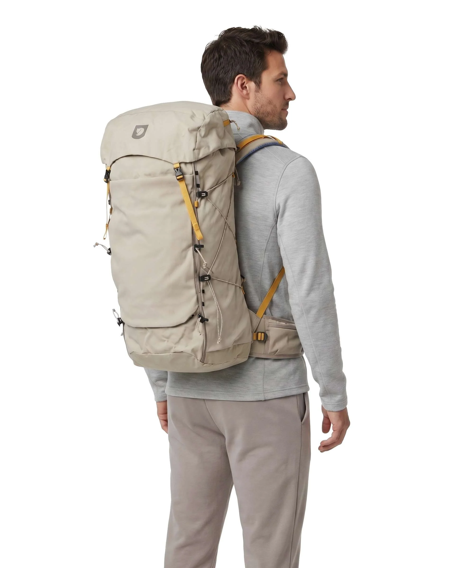 Fjällräven Kajka X-Lätt 45 M/L Sac à dos de trekking fossil - Image 3