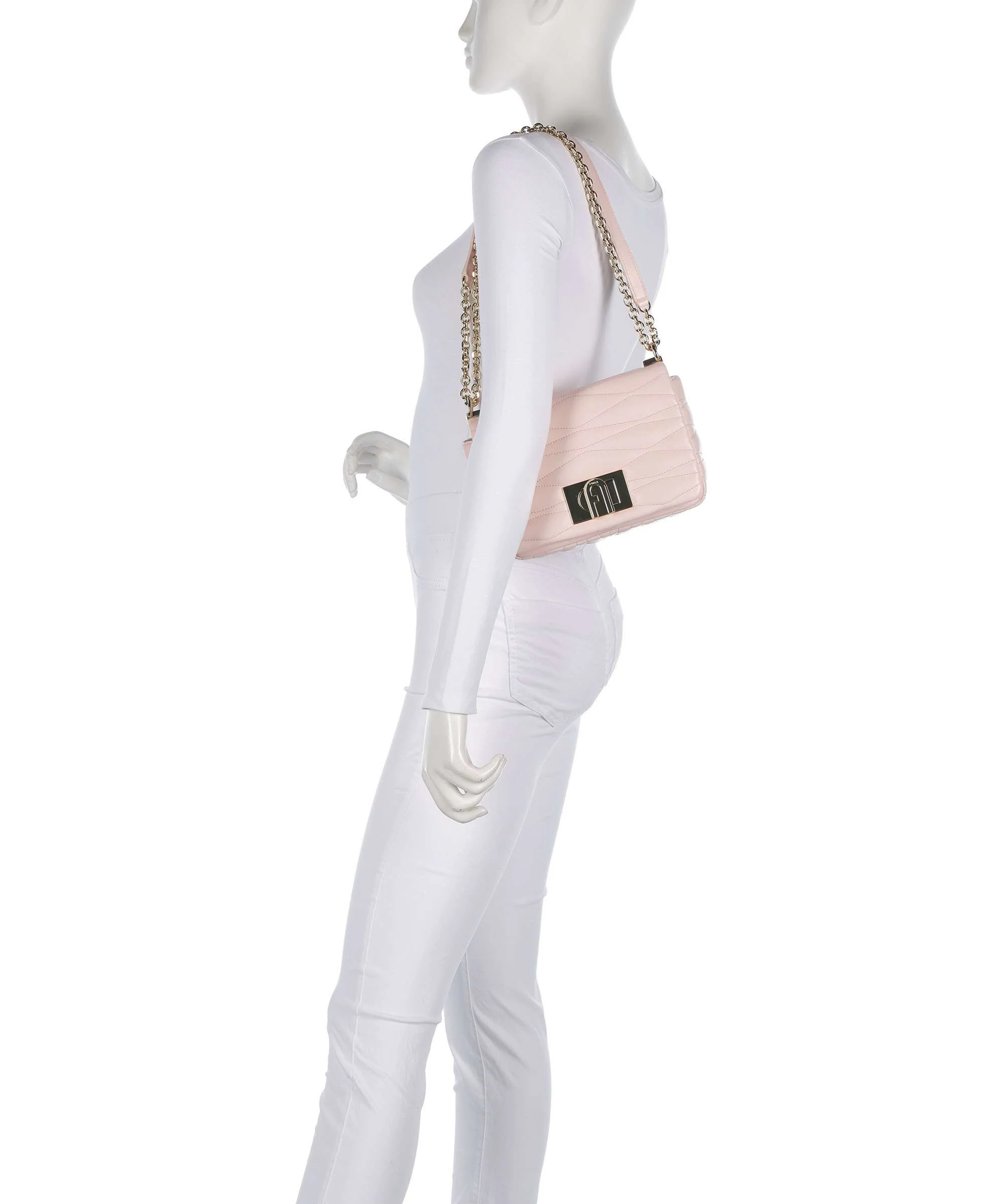 Furla 1927 S Sac porté épaule dusty pink - Image 3
