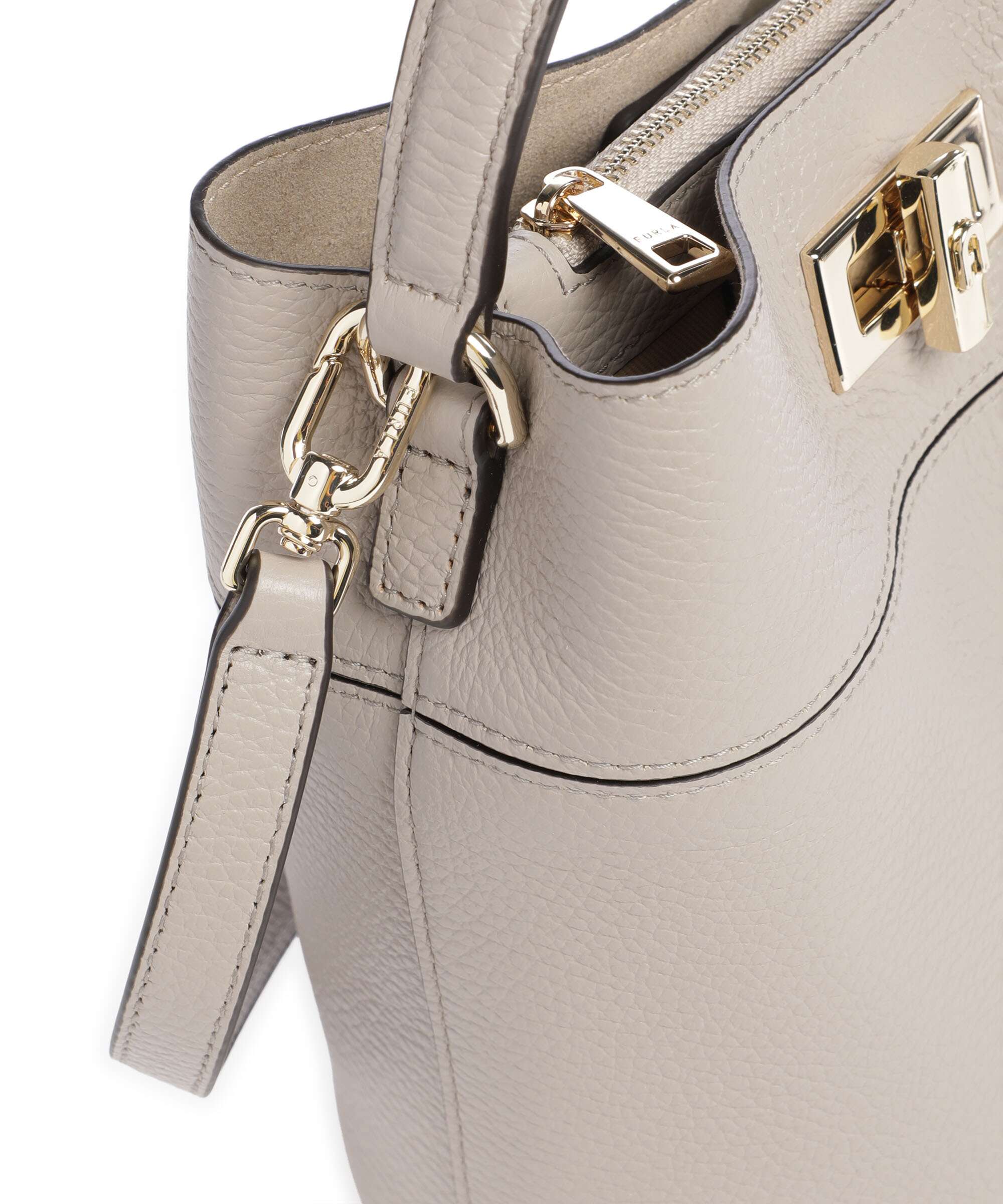 Furla Amelia Mini Sac seau cachemire gray - Image 4