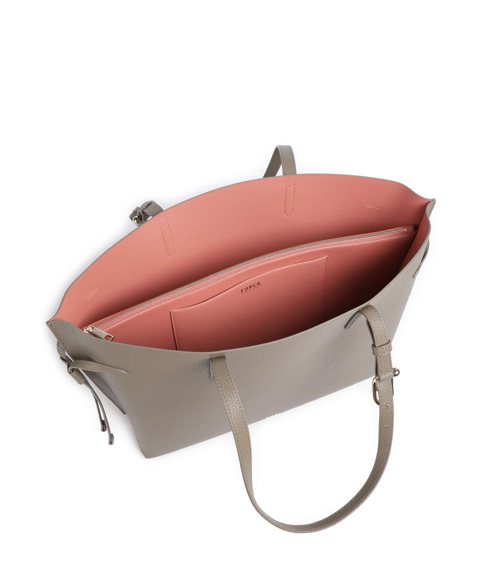 Furla Ava L Cabas muddy gray/rosewood - Image 5