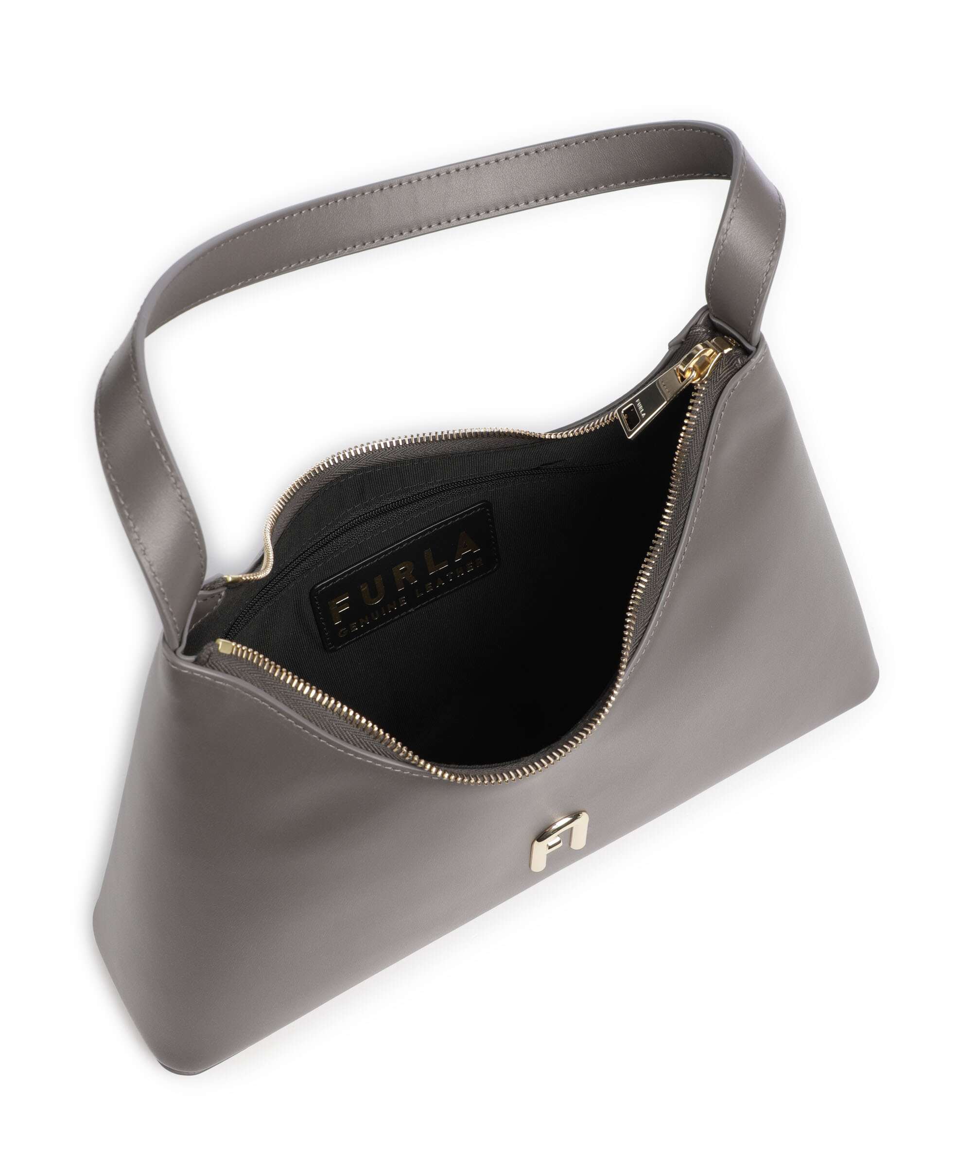 Furla Diamante S Sac porté épaule urban gray - Image 5